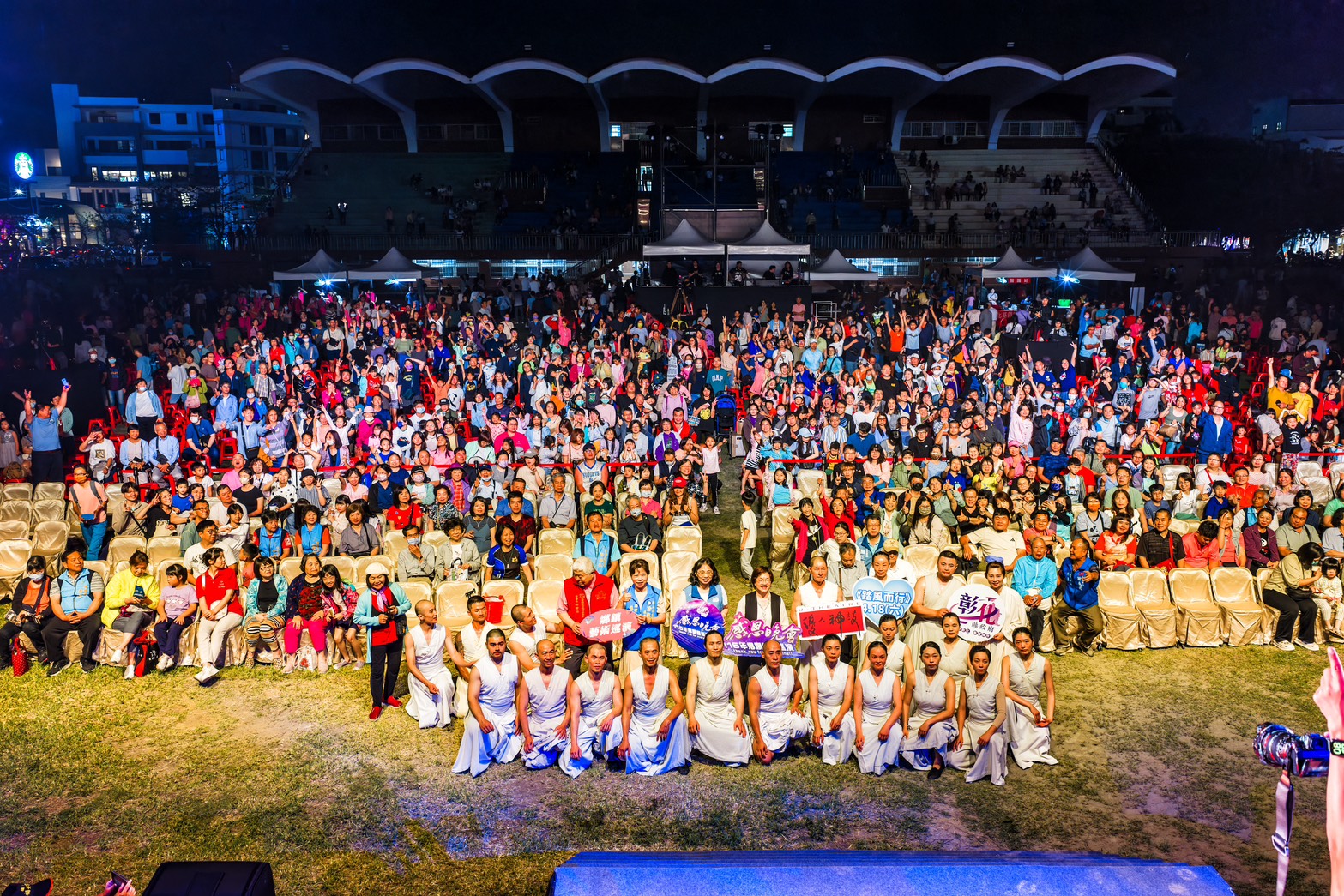 「115年感恩晚會－鄉鎮藝術巡演活動」 優人神鼓《踏風而行》 鹿港體育館震撼開演