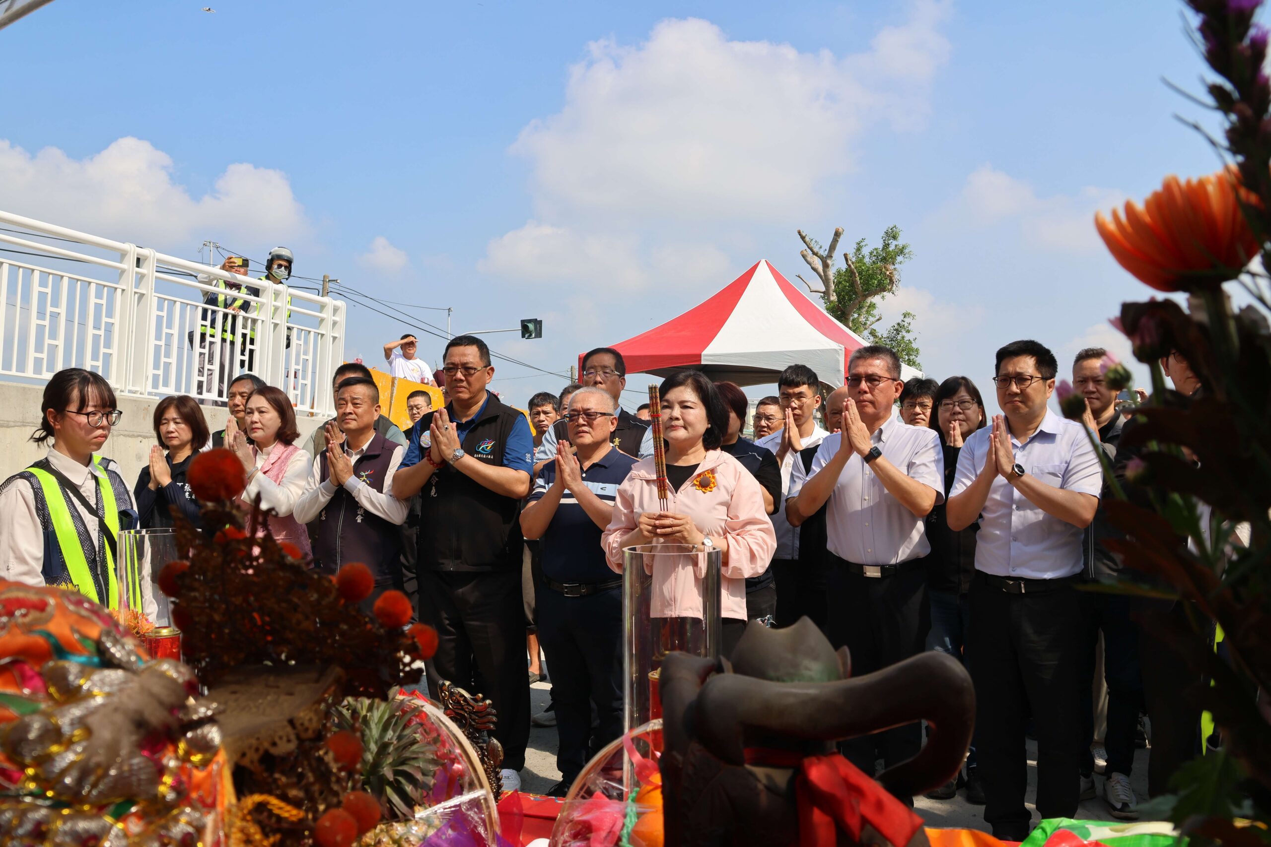 跨雲嘉兩縣崙子大橋進度超前　今北上線雙向通車　迎接大甲媽到來 