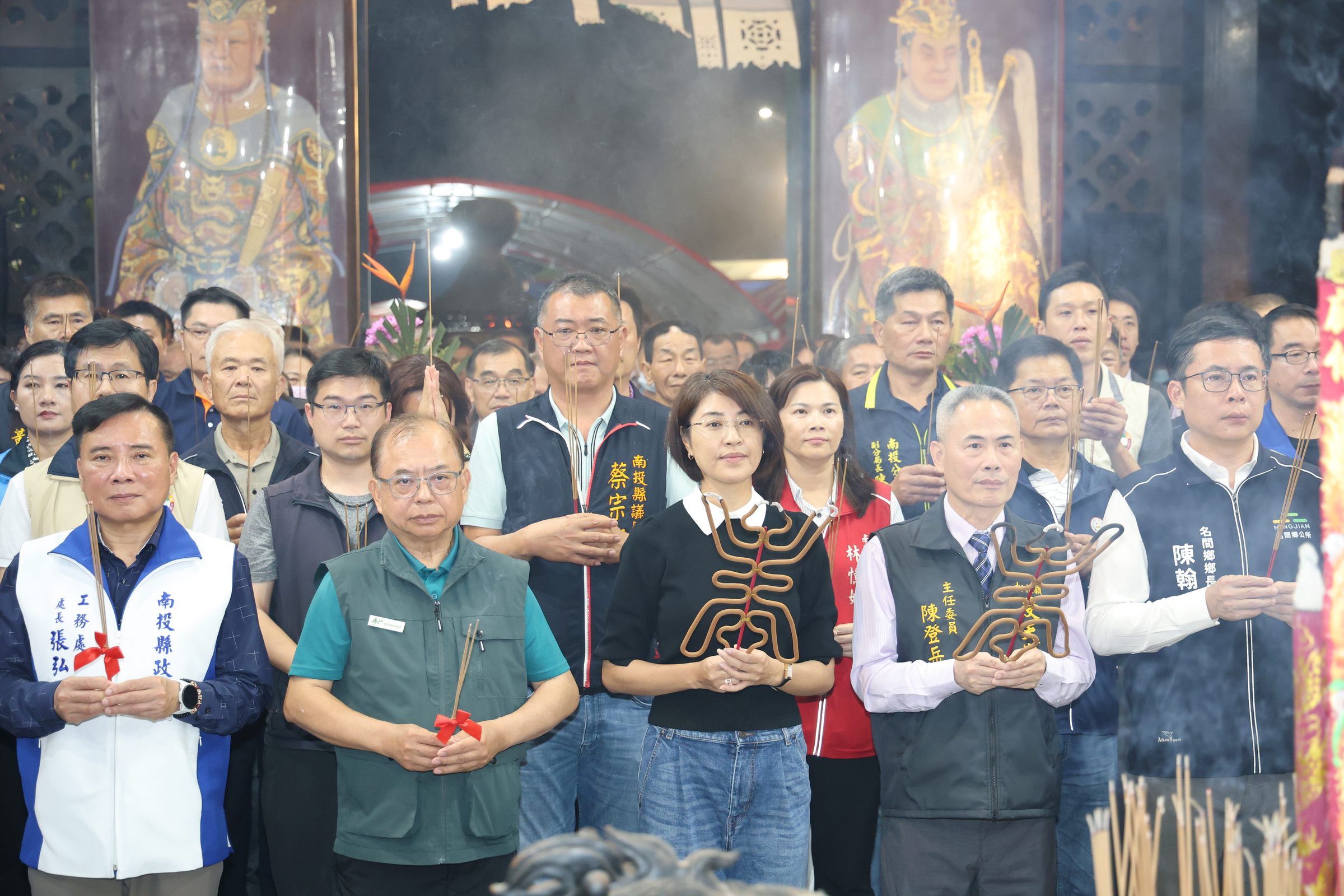 歡慶玄天上帝聖誕　受天宮團拜大典許縣長主獻
