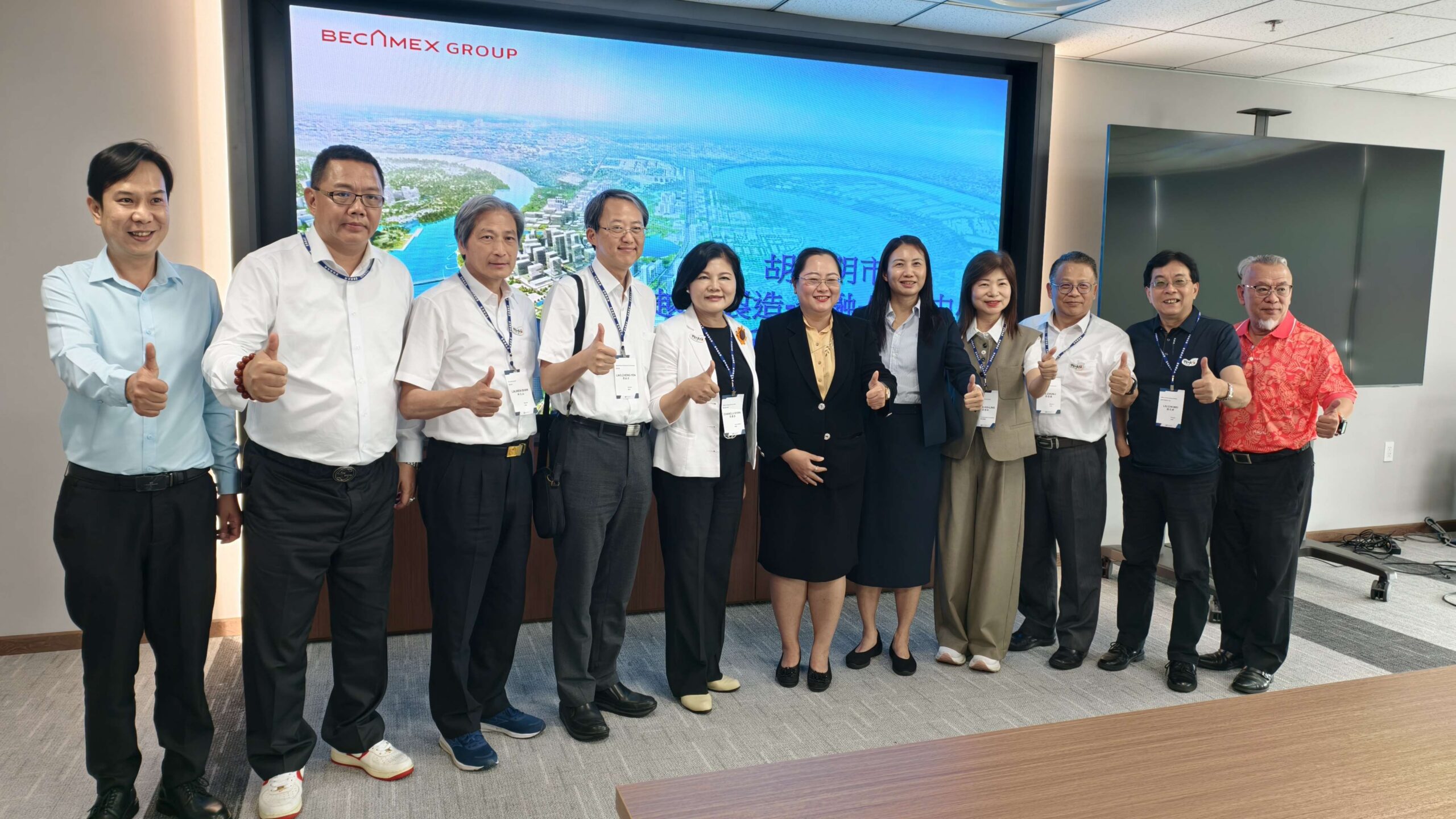 強化地方軸帶發展量能　張麗善縣長率團參訪越南基礎工程