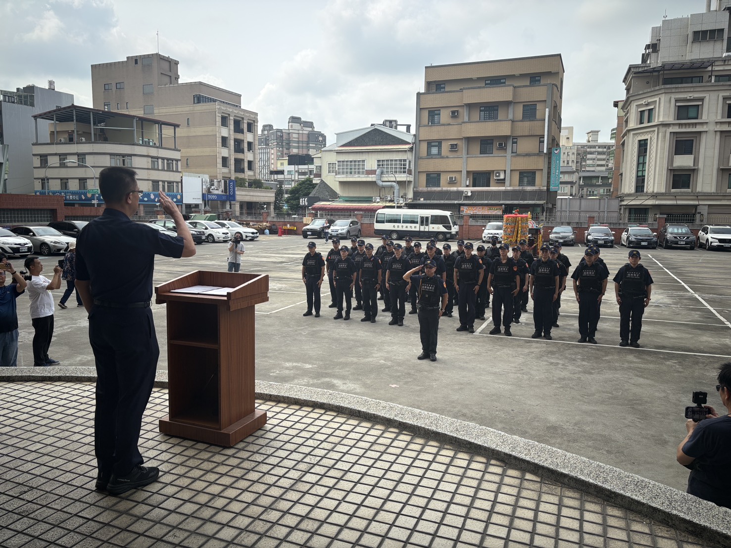 金牌國手坐鎮!彰警「機動應變隊」護衛大甲媽遶境平安