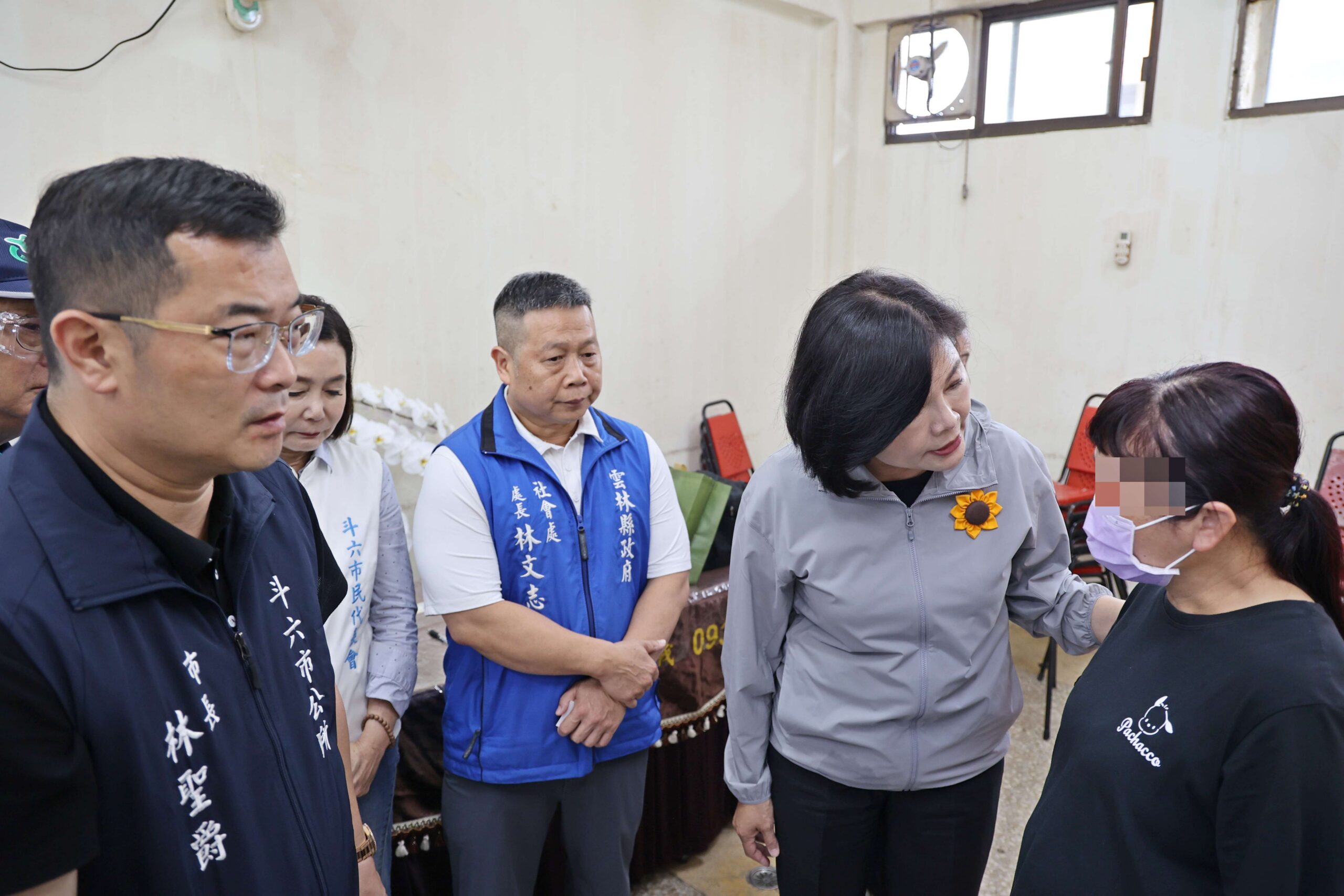 慰問斗六住宅火警罹難者家屬　張麗善縣長感謝夜市慈愛會與社會各界善行