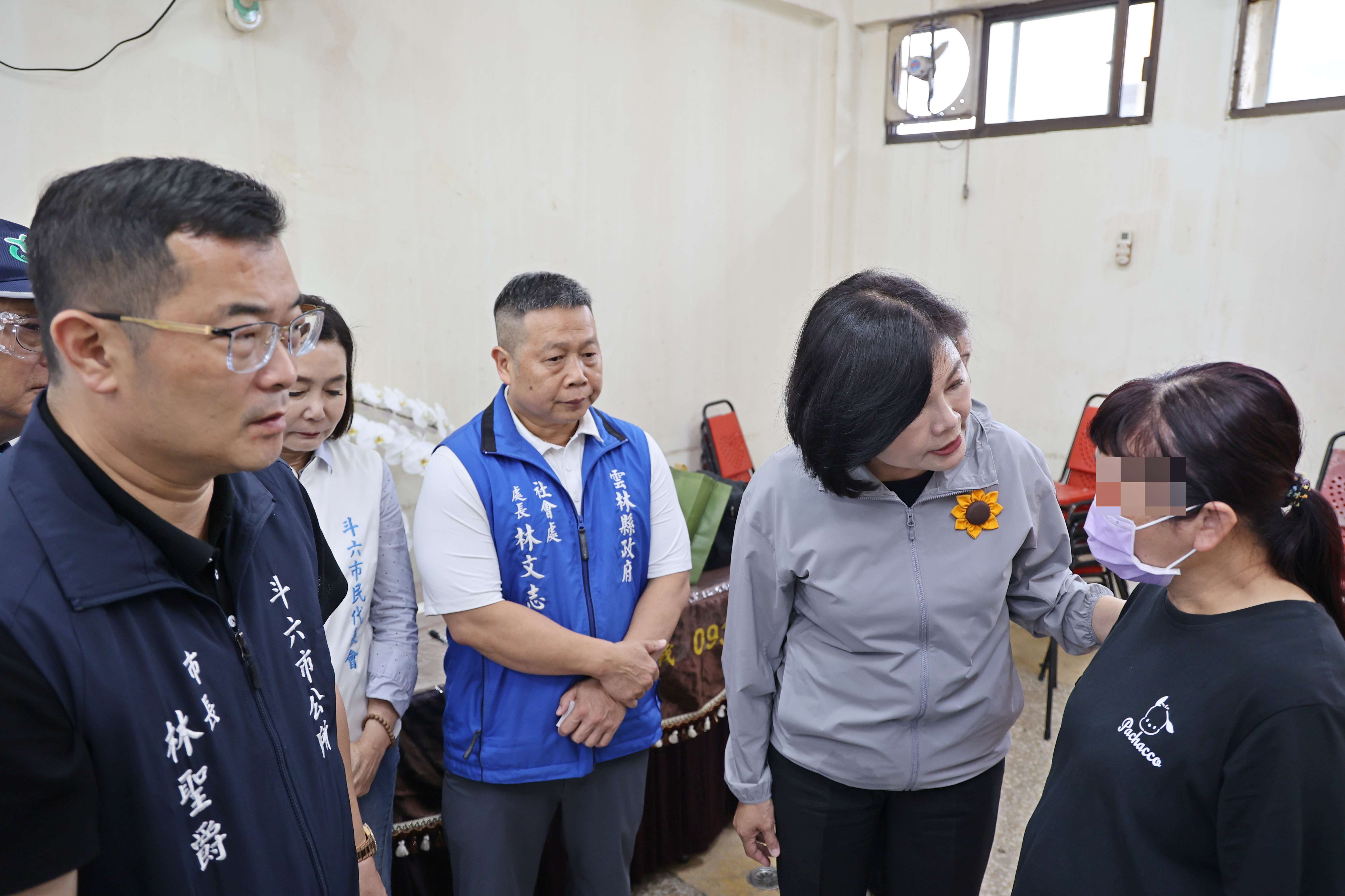 慰問斗六住宅火警罹難者家屬　張麗善縣長感謝夜市慈愛會與社會各界善行