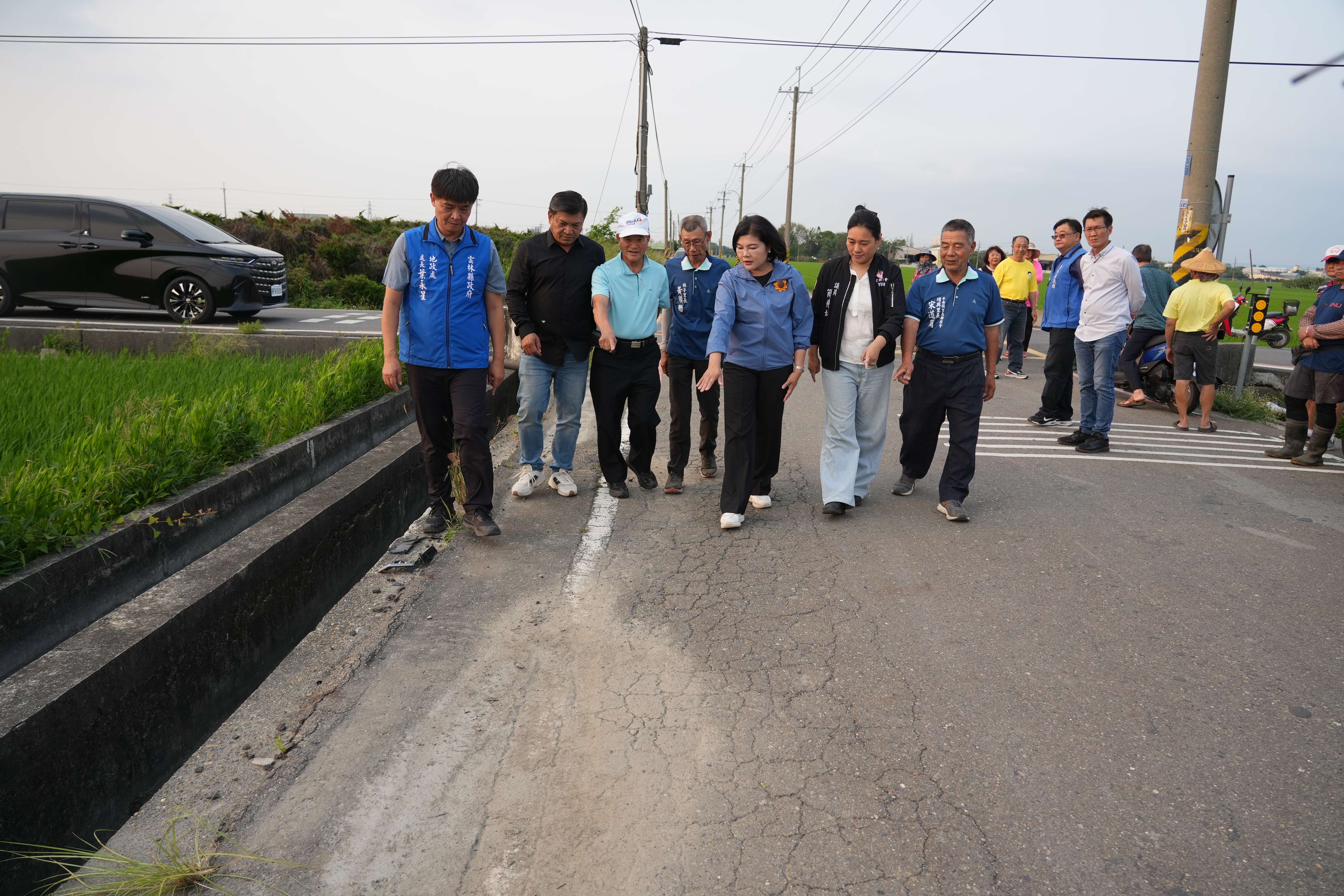 改善農路守護用路安全　雲縣府投入575萬修繕石龜農地重劃區農路