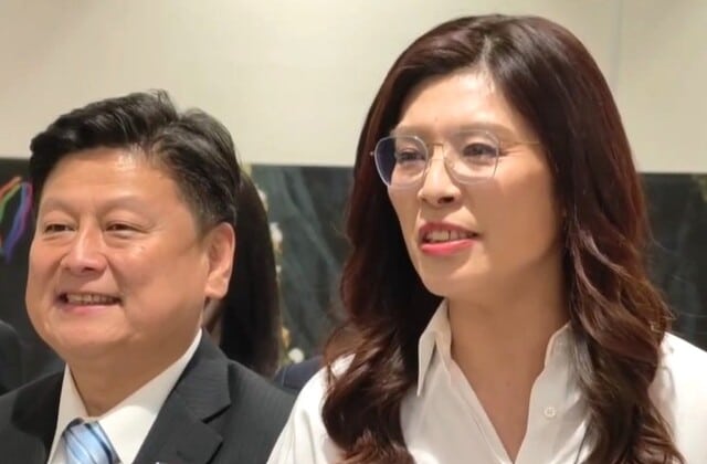 鄭麗文搭機抵台　感謝各界支持鼓勵