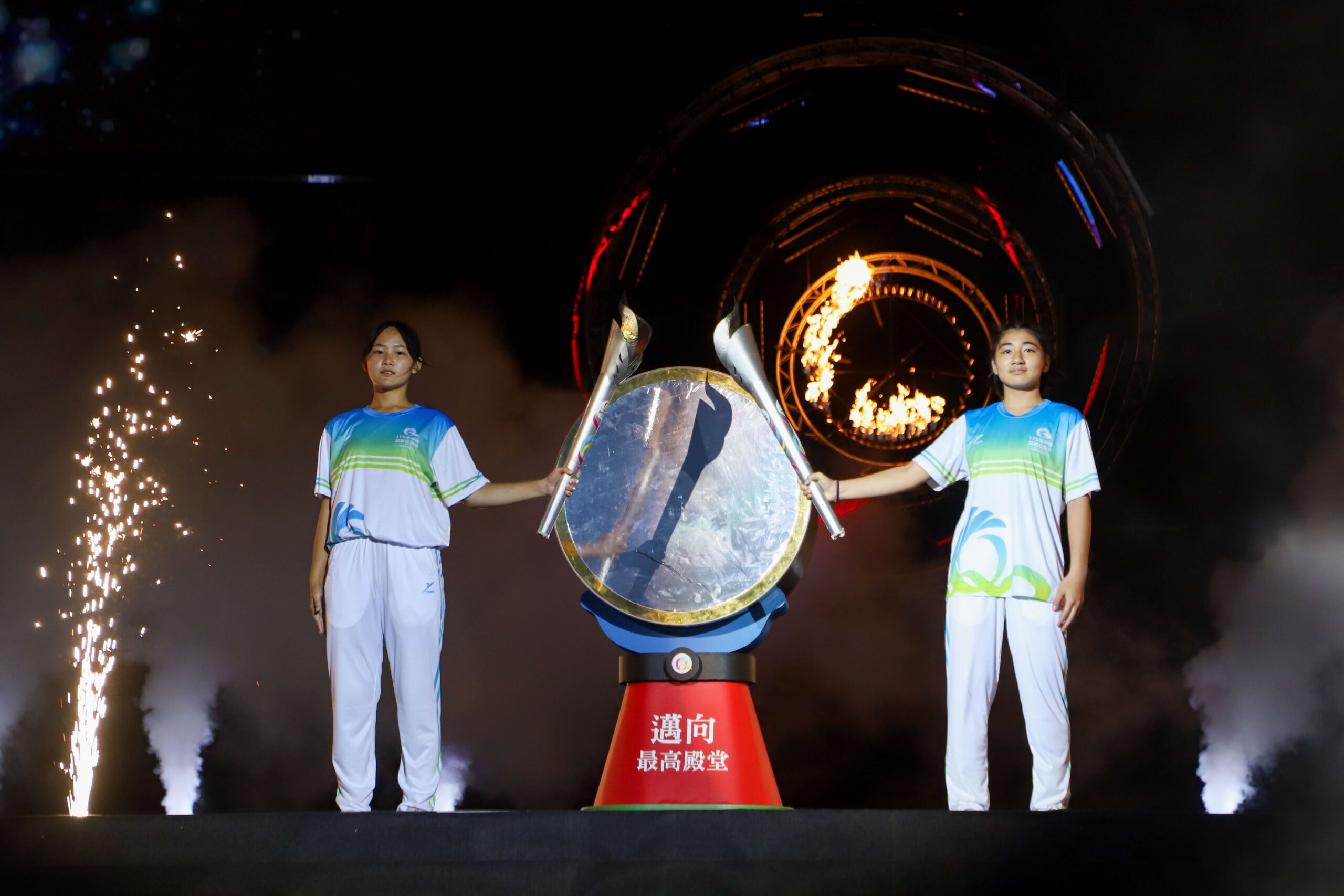 115年全中運嘉義縣盛大開幕　聖火點燃揭開賽事序幕