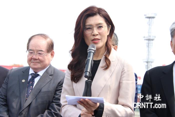 鄭麗文參觀洋山港　讚上海繁花般大都會