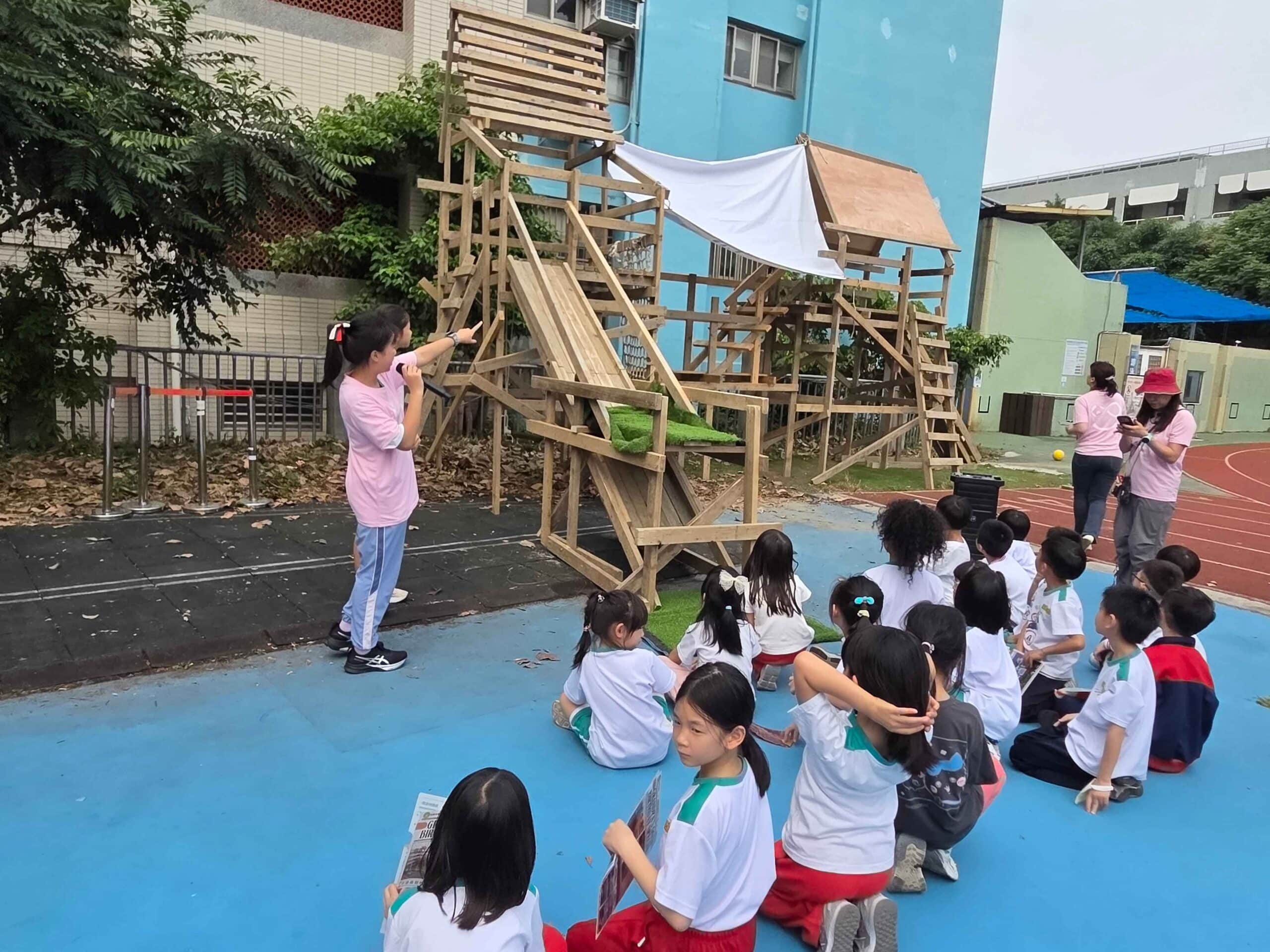 從喊熱到行動 市大附小學生打造涼感樹屋為校園降溫