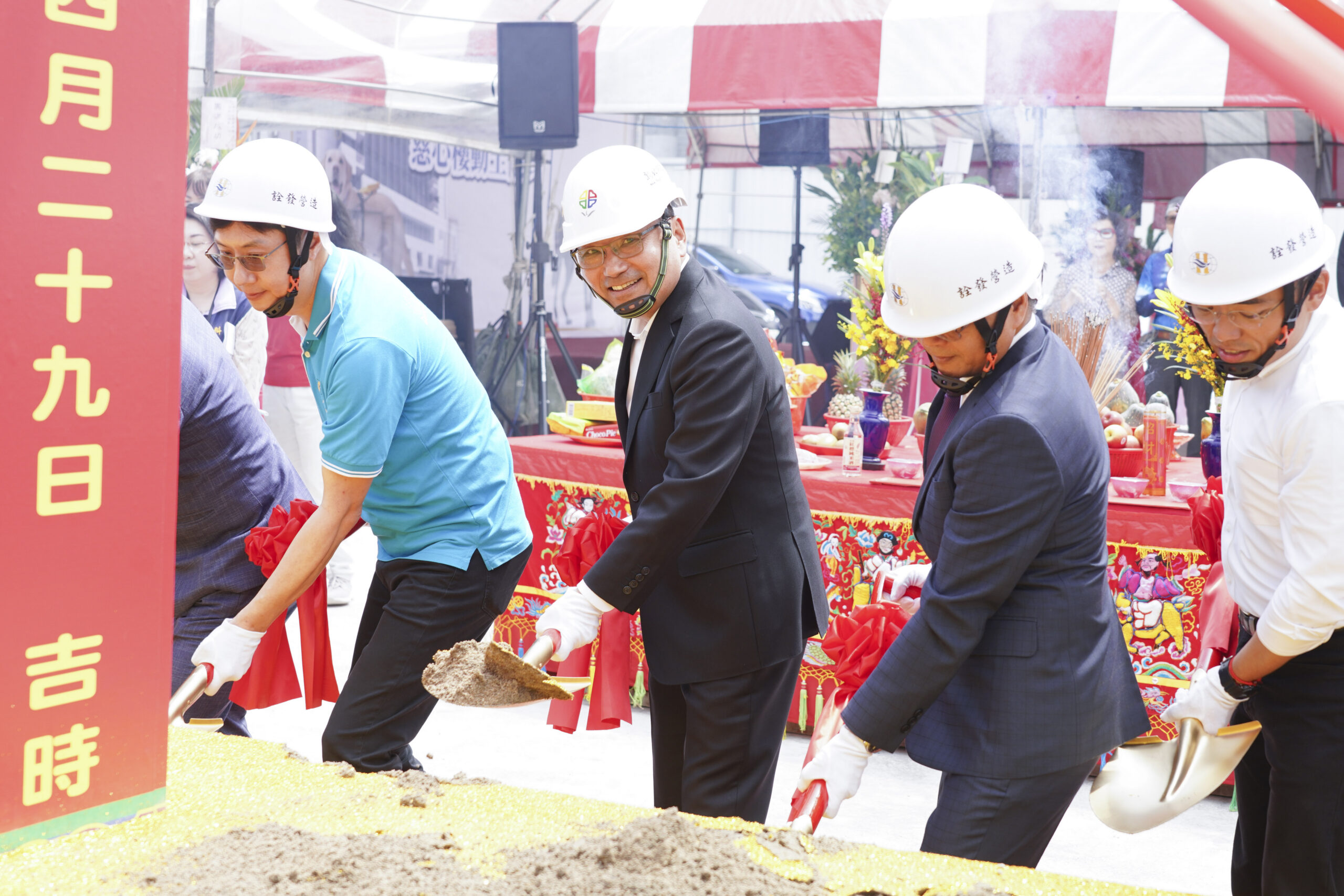 台灣盲人重建院慈心樓動工　結合導盲犬為視障者生活重建