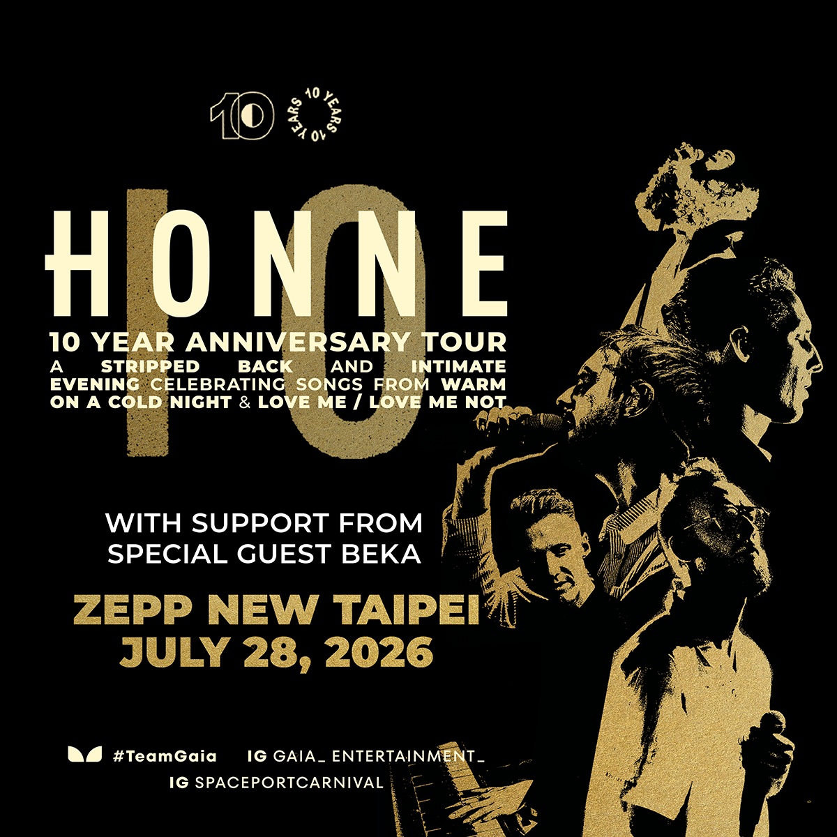 英倫當代電音流行指標性天團HONNE 7/28五度降臨寶島再掀復古靈魂騷樂旋風！