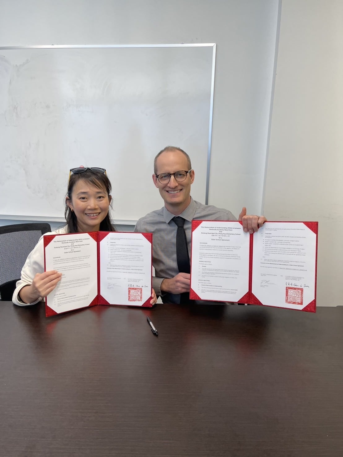 圓滿歸國!基隆中華國小完成美國姊妹校交流 續簽MOU深化國際教育合作