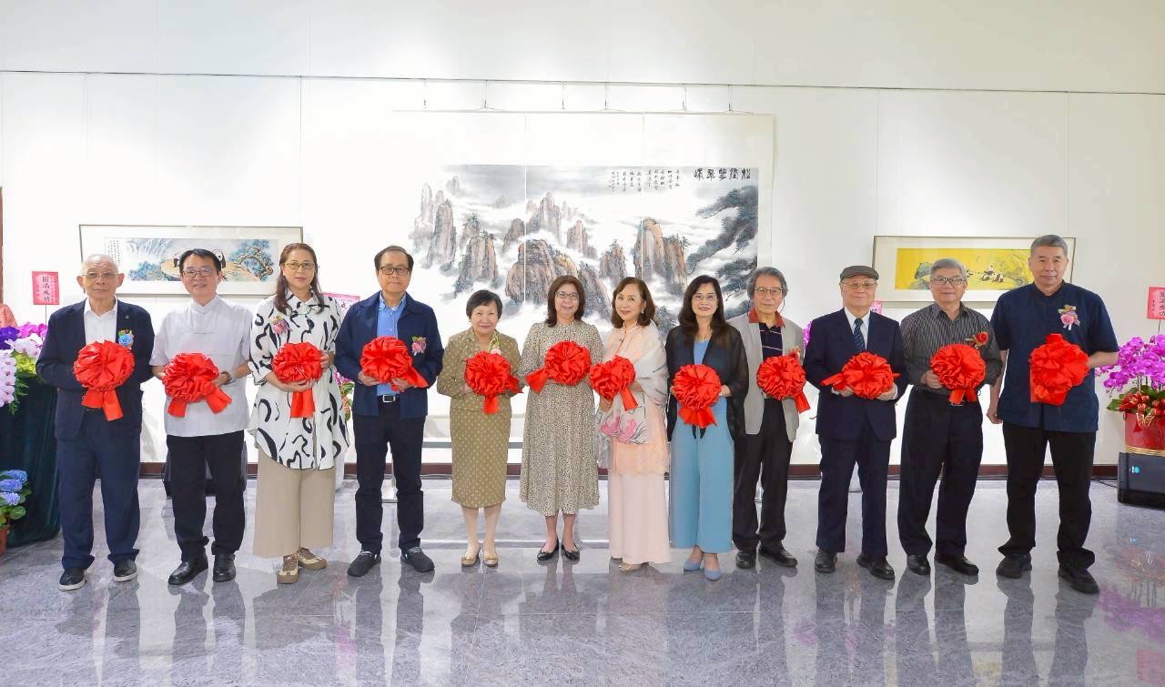 《白雲傳承．水墨初心》黃君璧・黃湘詅父女聯展盛大開幕　海內外藝文界齊聚致敬大師風範