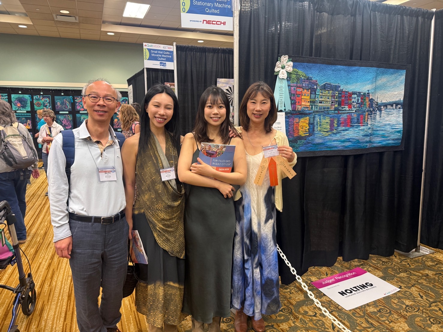 台灣拼布藝術躍上國際舞台　殷麗慧勇奪美國AQS國際賽雙獎肯定