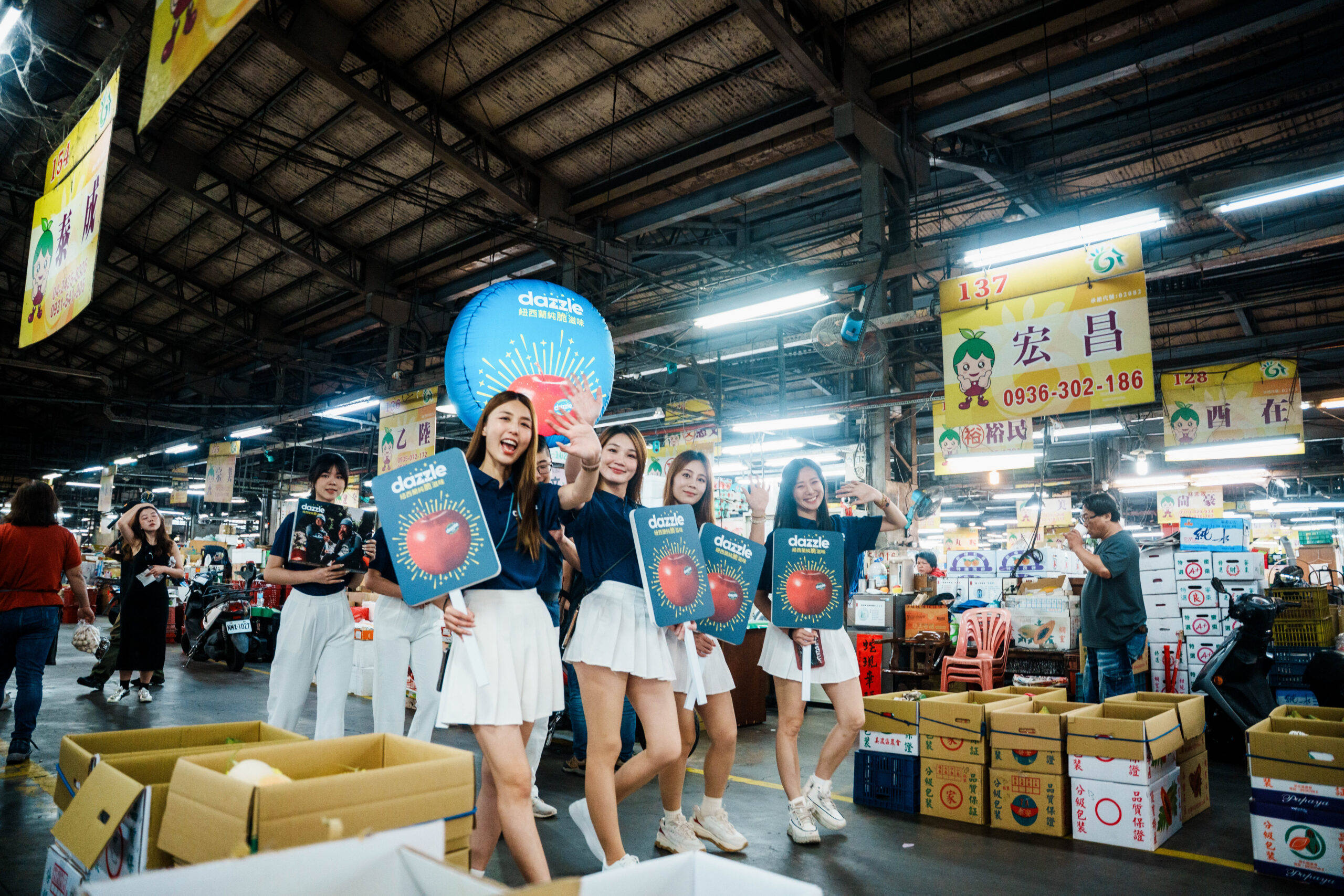 丹爍蘋果雙市場推廣熱度升溫 攤商反應熱烈 新季銷售動能看旺