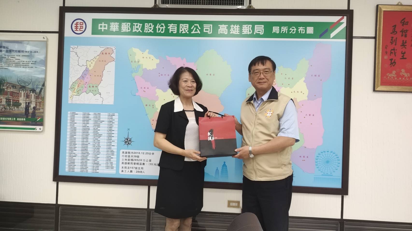 高雄榮服處打造關懷防線　鏈結郵務士加入安心御老行列