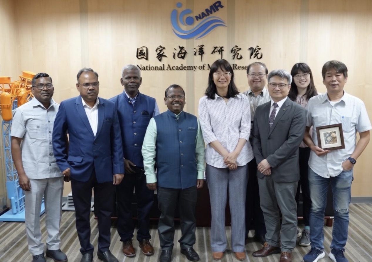 臺印海洋科技合作升溫　印度NIOT來臺交流　海洋雷達觀測技術