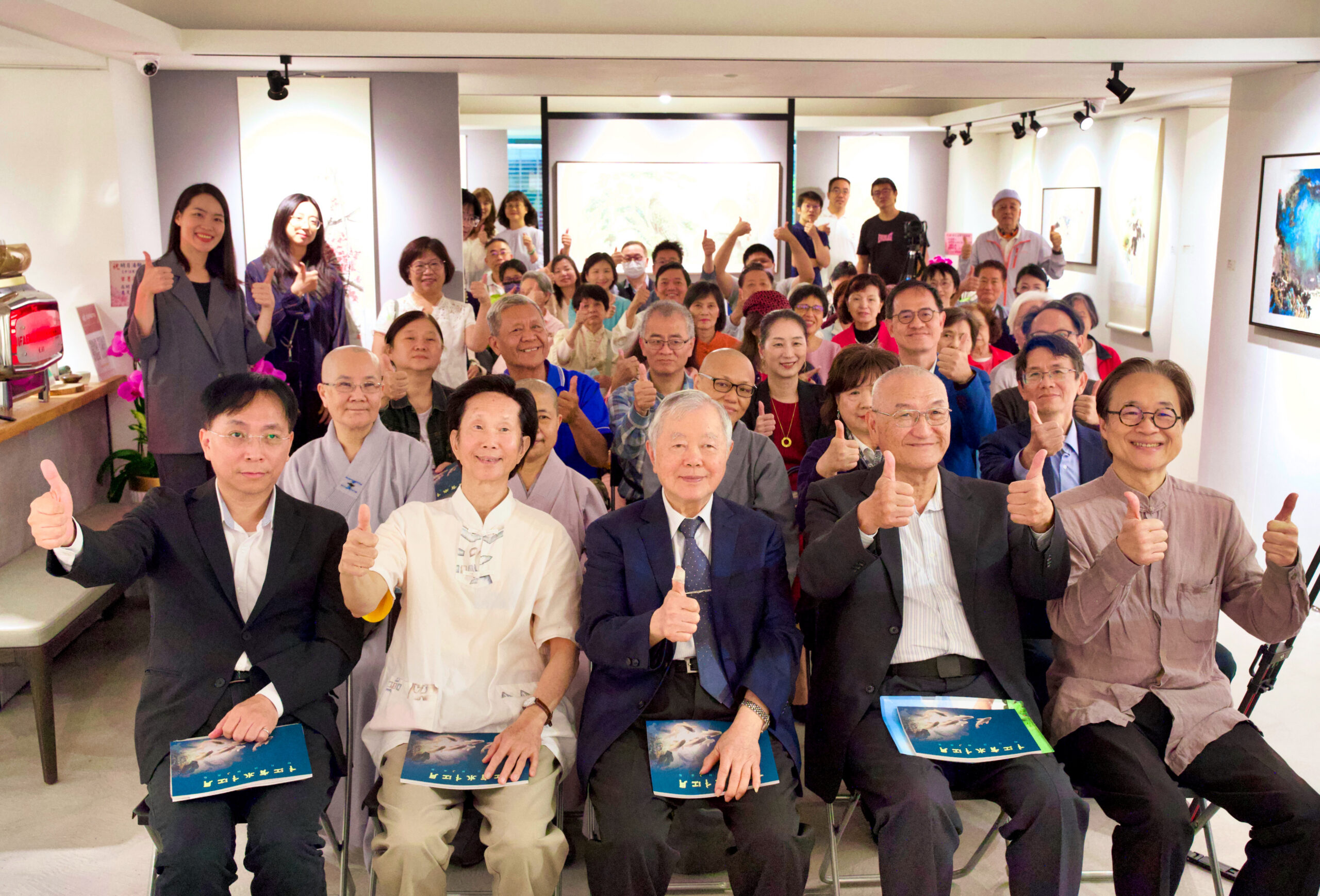 千江有水千江月——明月法師畫展盛大開幕