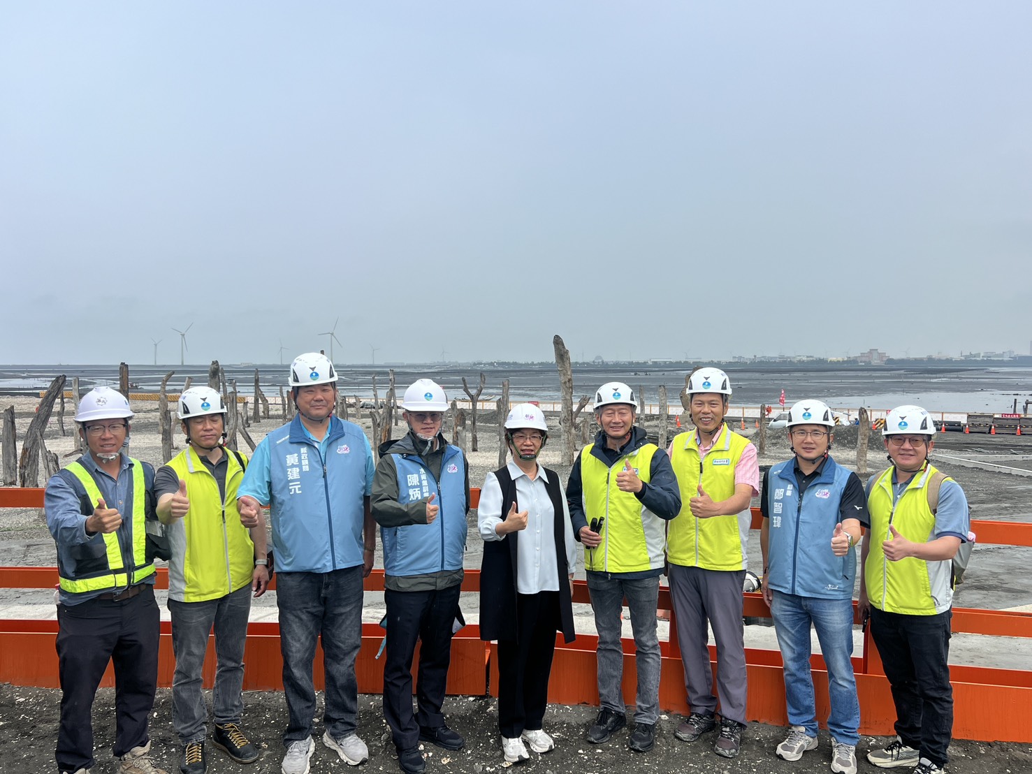 視察福寶海堤海岸改善工程　共創永續海岸新地標