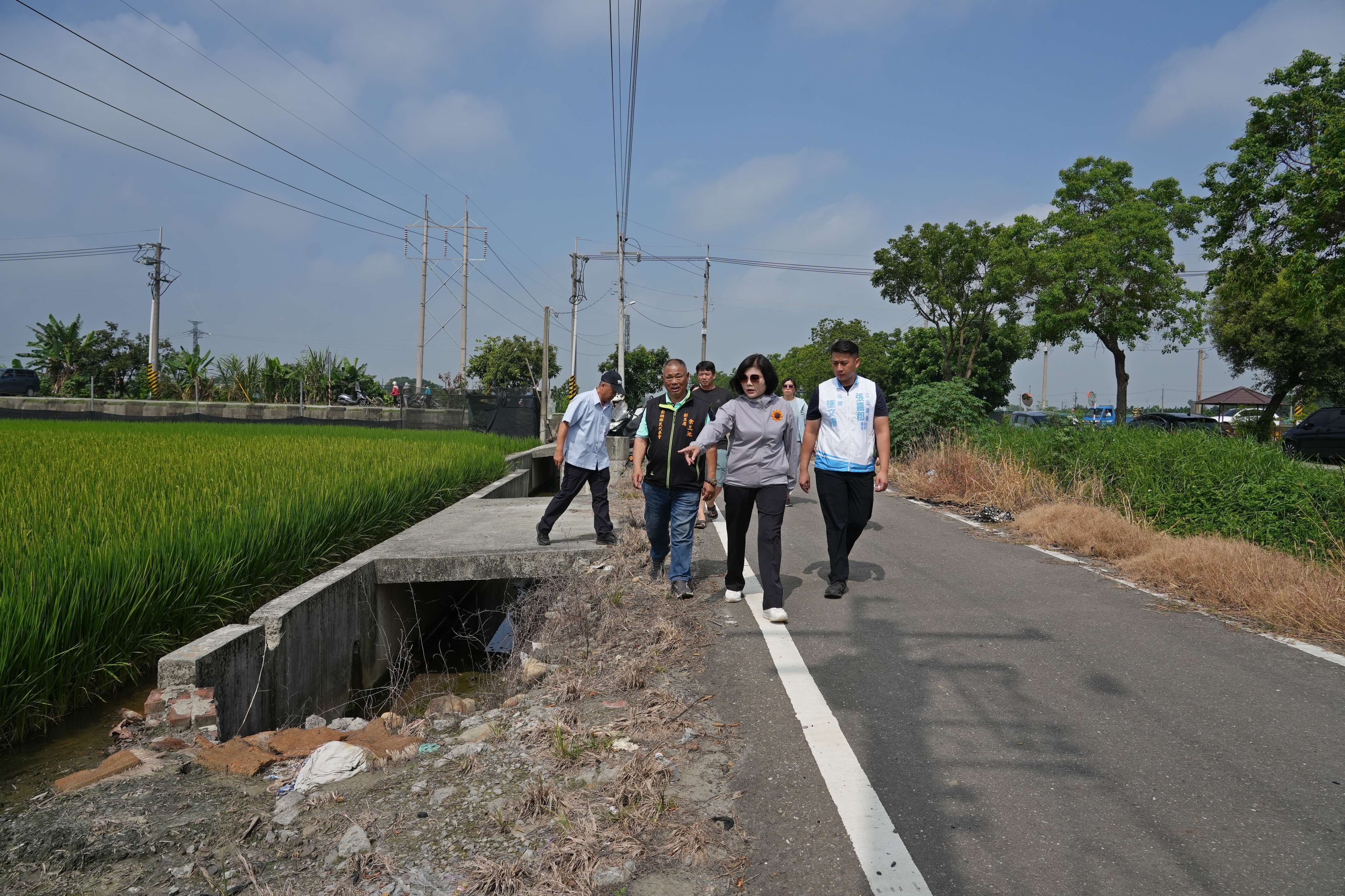 雲縣府斥資1426萬元　改善莿桐大美農地重劃區農水路