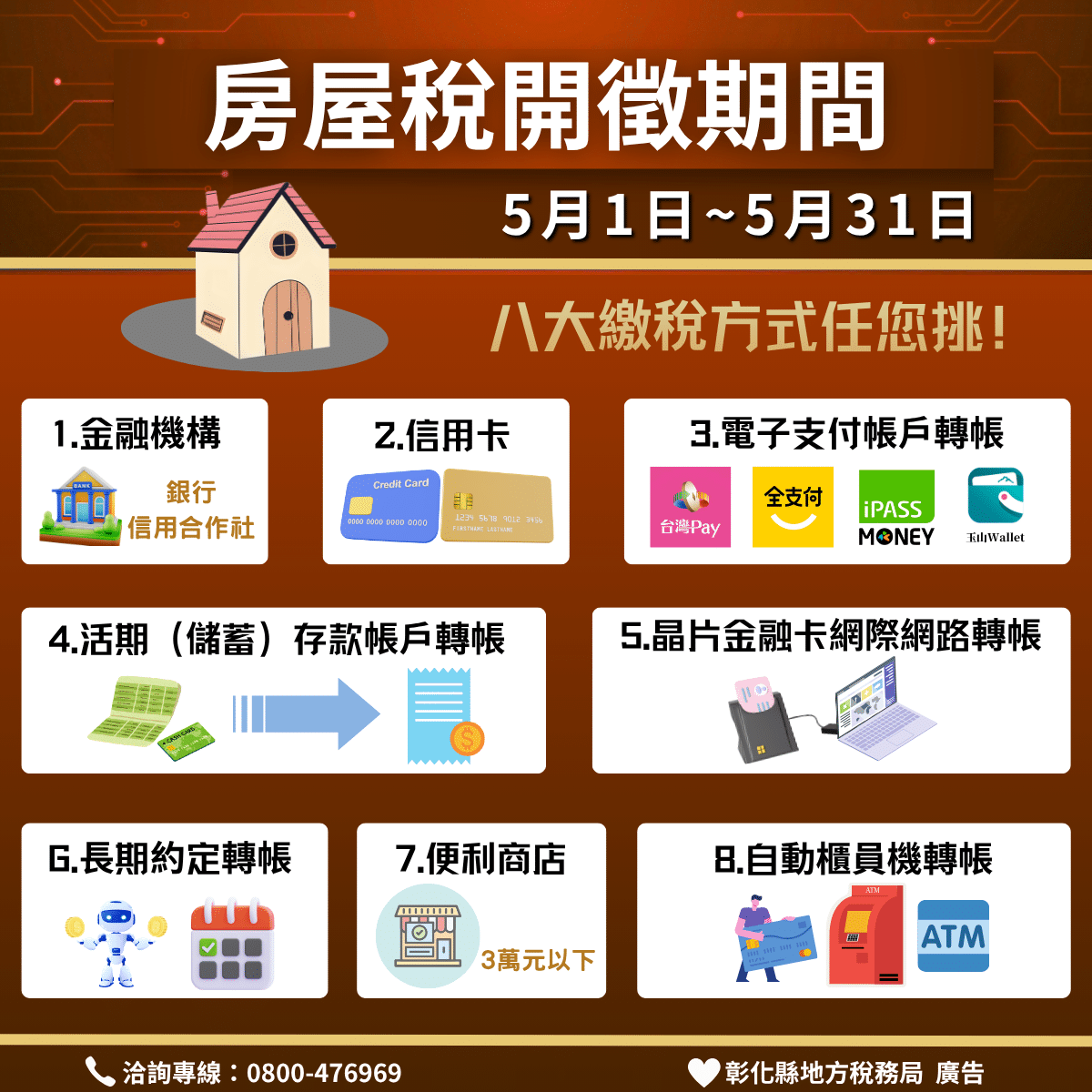 房屋稅開徵繳稅方式多元真便利