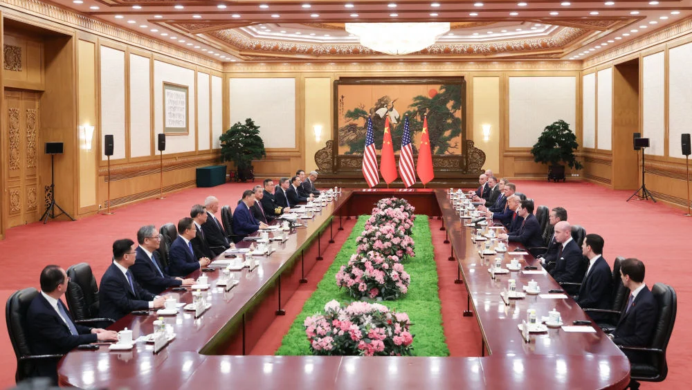 習近平會見隨同川普訪陸的美國企業家  