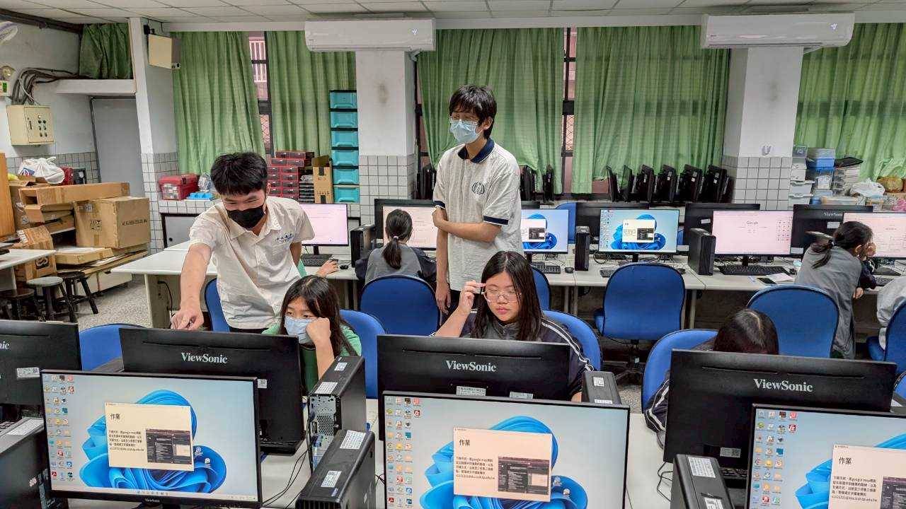 北投國中攜手中正高中　跨校共備AI課　打造智慧教育新典範