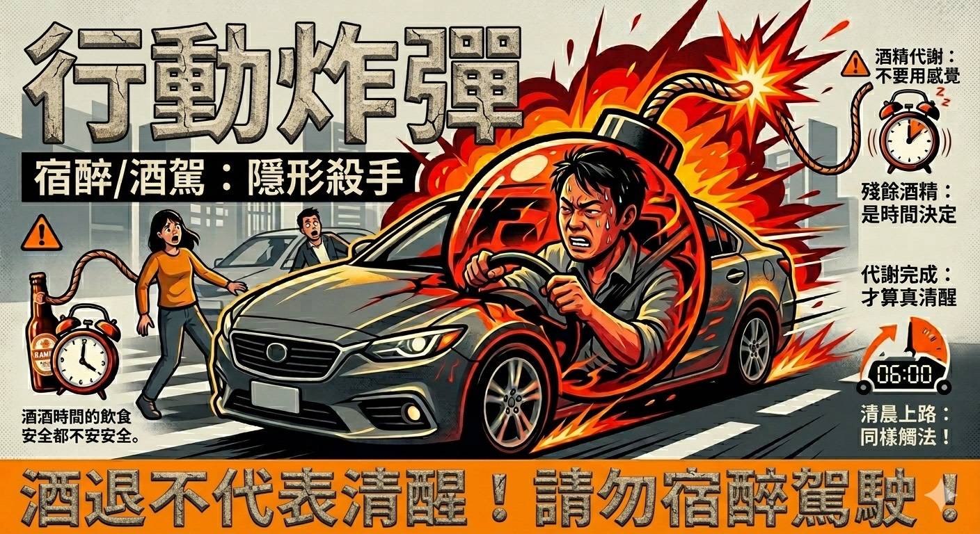 睡一覺不代表酒退！嘉市警揪30名「移動炸彈」全是隔夜醉