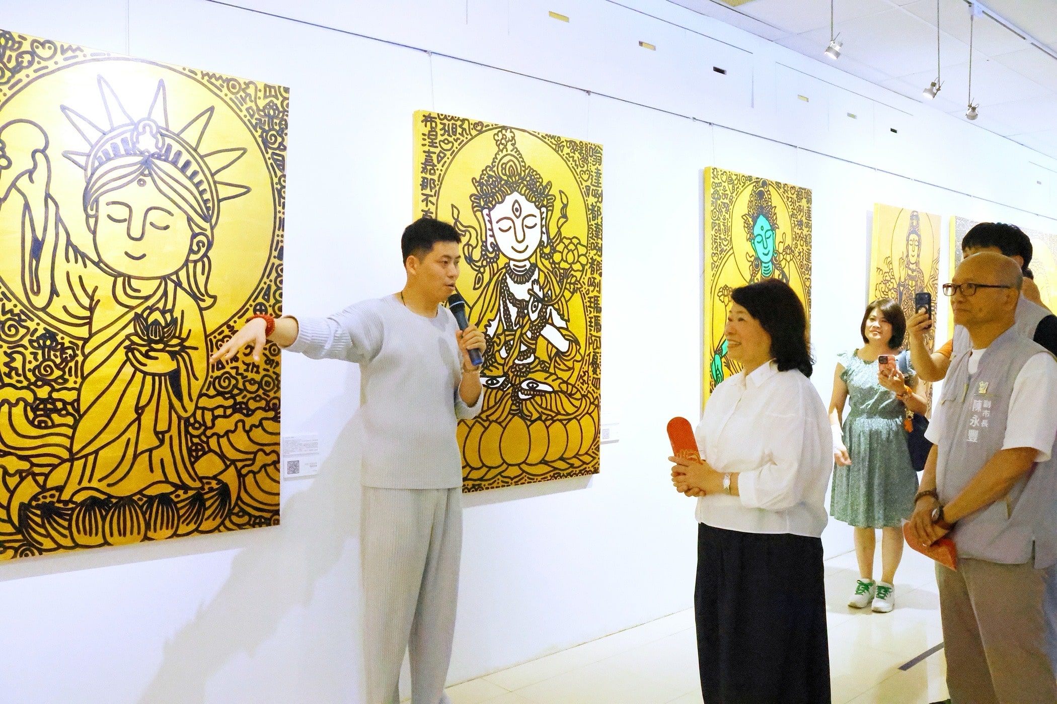 佛誕節結合藝術展　黃敏惠：讓大眾輕鬆親近佛法