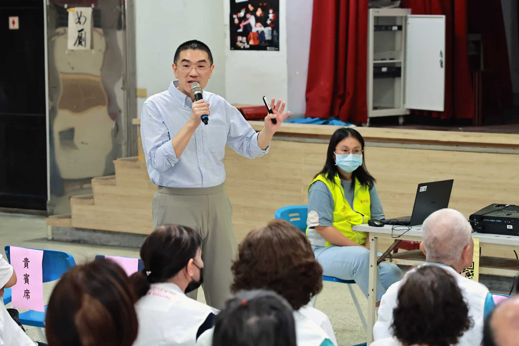 謝國樑安樂區開講 宣布秋節「長樂65」獲熱烈回響 謝國樑安樂區開講 宣布秋節「長樂65」獲熱烈回響