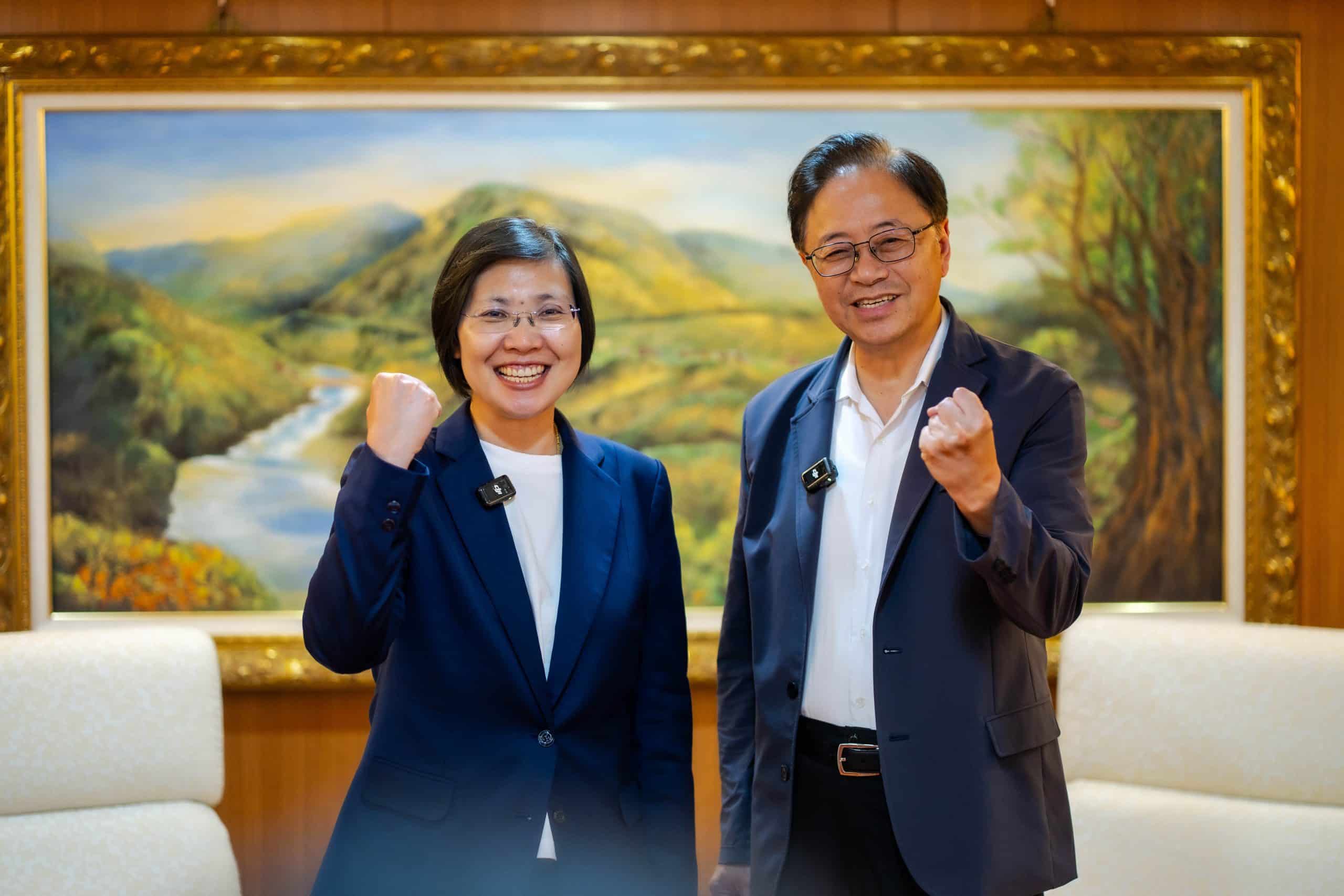 桃竹攜手打造未來城市　徐欣瑩請益張善政智慧治理經驗　擘劃新竹縣升級藍圖