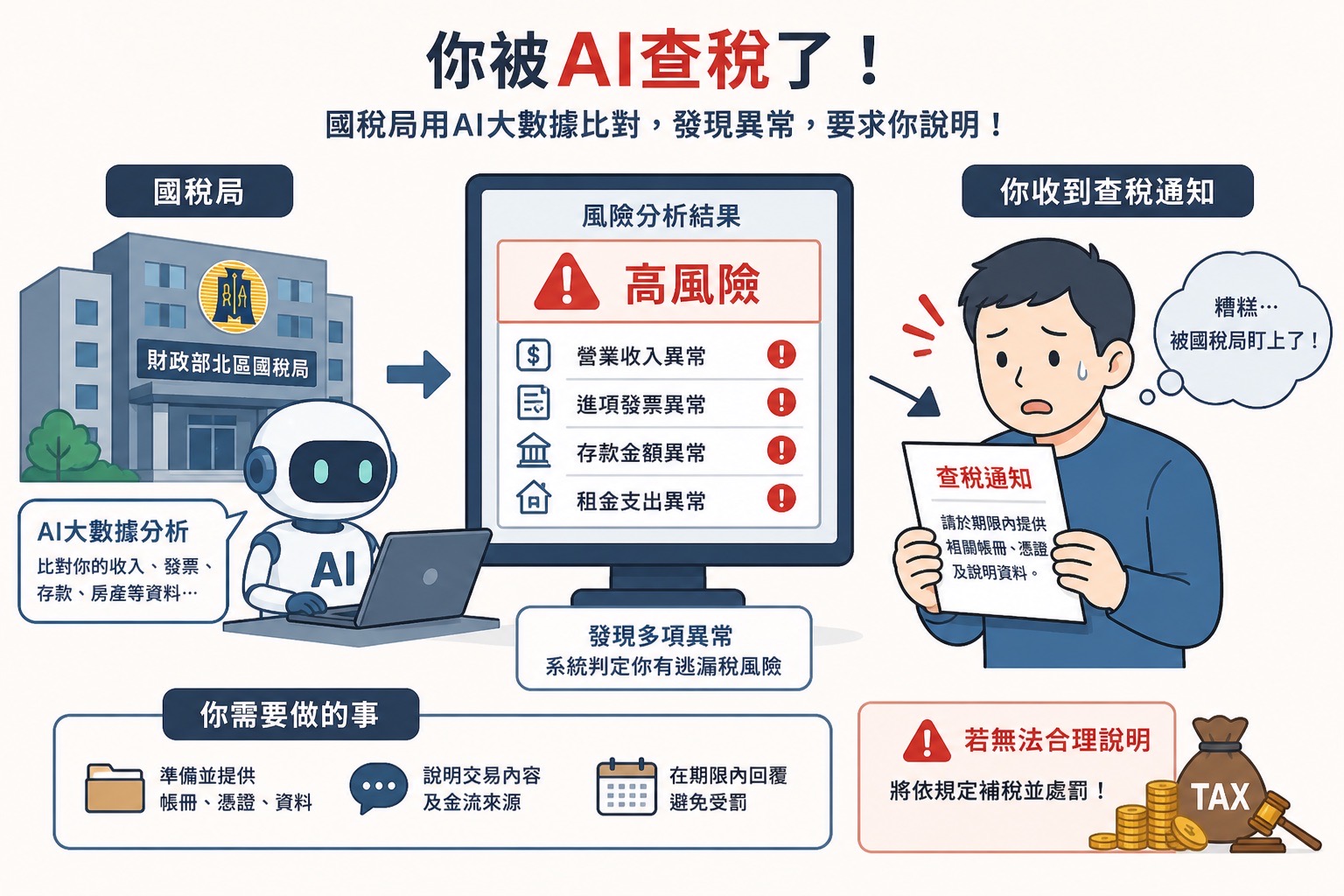 AI查稅時代來臨　專家提醒高資產族群留意財務結構一致性