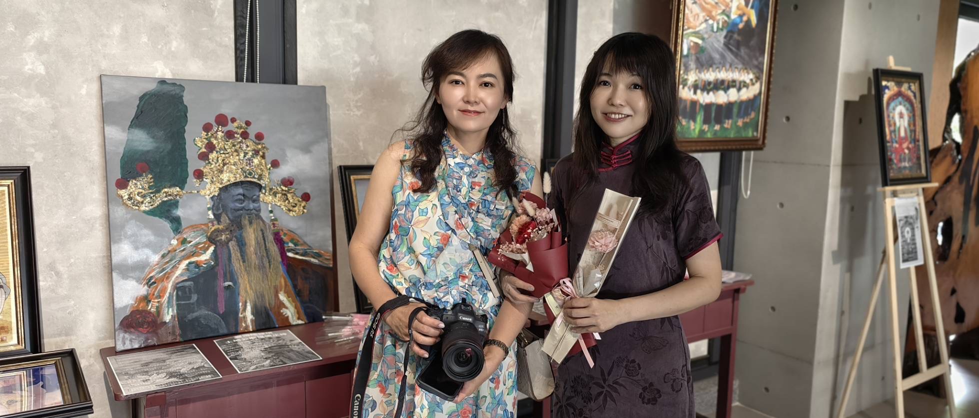 從紐約時代廣場到臺南古寺書院：劉于新「竹溪觀照畫展」於竹溪禪寺展出