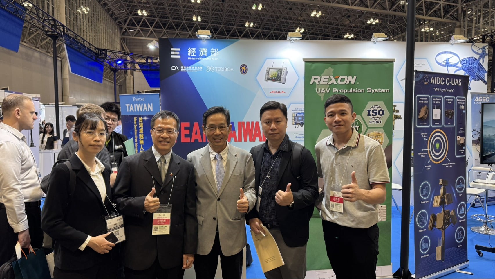 台中企業馬達及驅動控制器製造實力卓越　驚艷日本無人機展覽