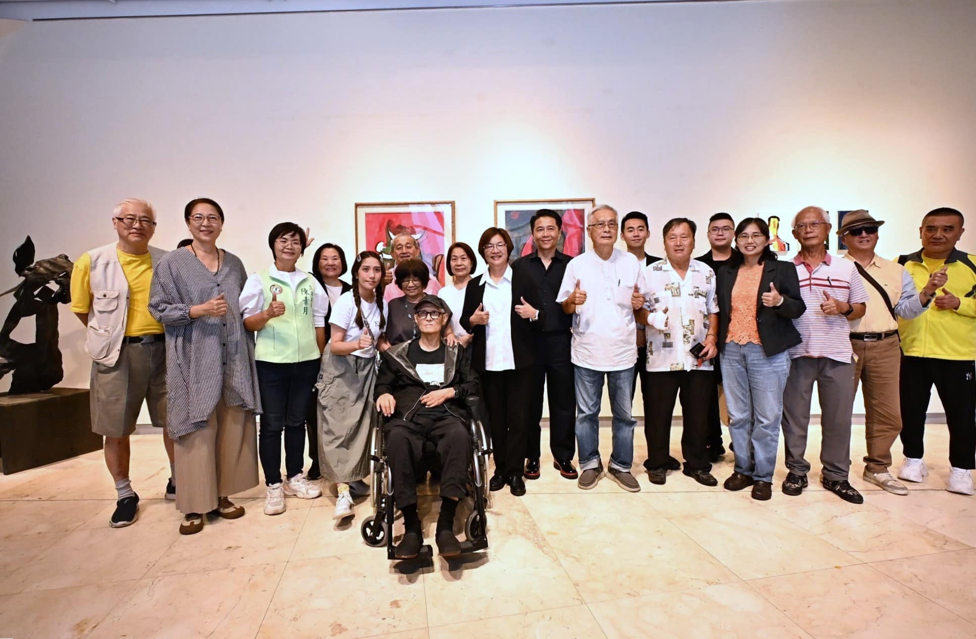 無聲世界的鋼鐵生命力　雕塑大師林良材返鄉個展顯現藝術能量 thumbnail