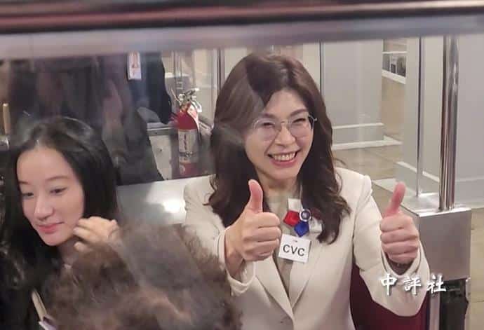 鄭麗文穿行國會山莊密集拜會議員　強調國民黨重視與美軍購合作　但應避免可能的貪腐
