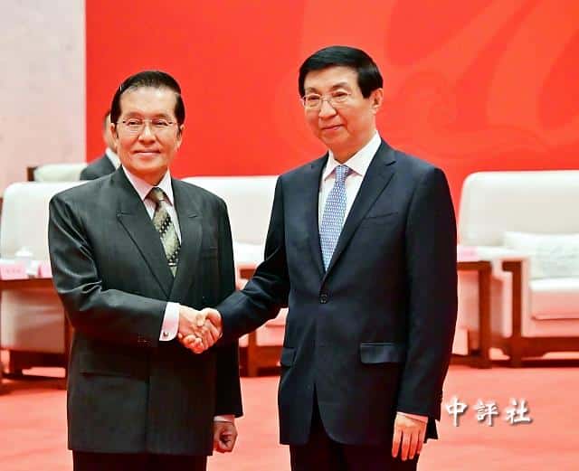 海峽論壇開幕　王滬寧會見張榮恭　張:堅持九二共識、反台獨是正確方向