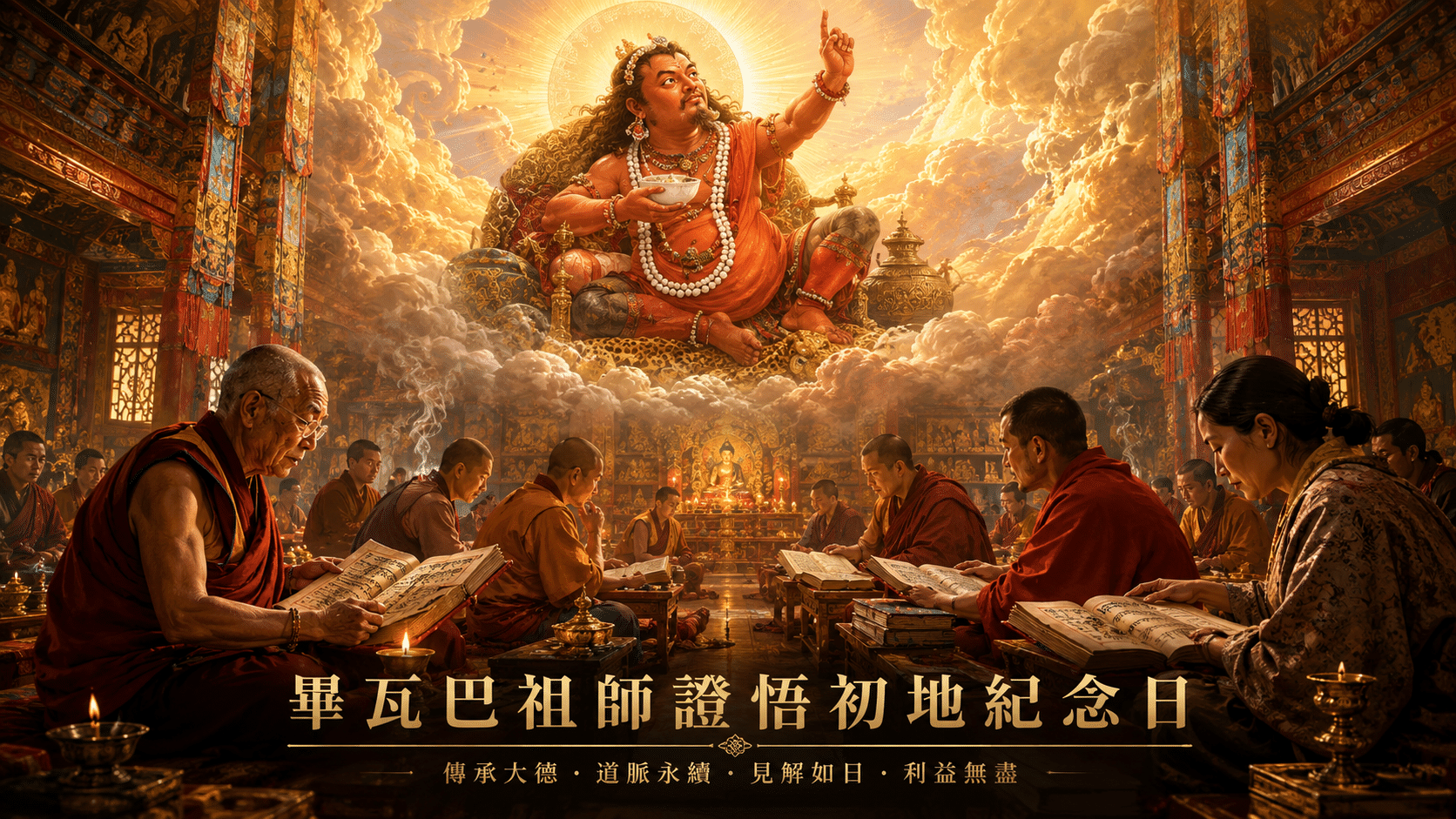 藏傳薩迦派重要祖師「畢瓦巴」　藏曆四月二十三紀念畢瓦巴祖師證悟初地