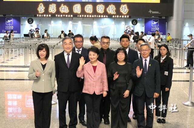 率團啟程訪歐 盧秀燕:拓展非美市場 率團啟程訪歐 盧秀燕:拓展非美市場