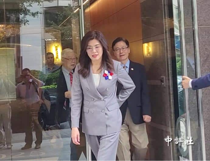 鄭麗文會見川普陣營核心人物　兩度進入AIT華盛頓總部大樓