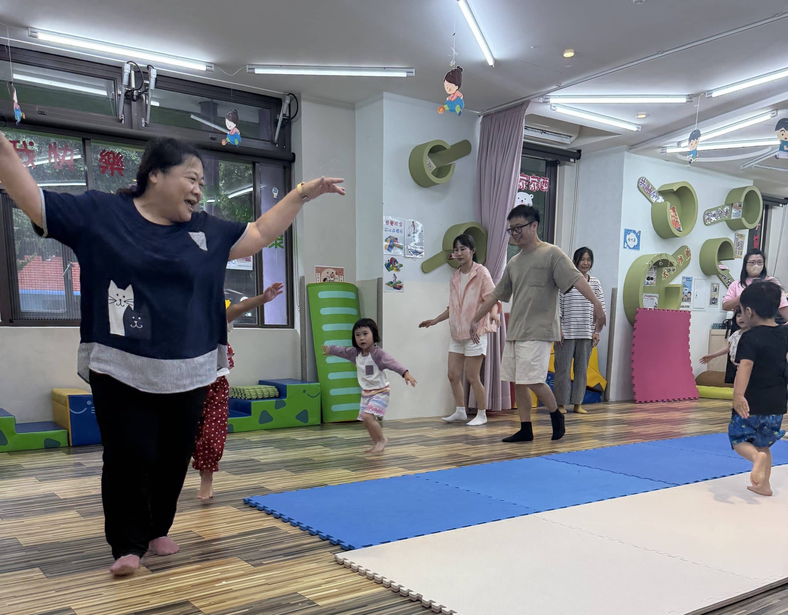 親子感統遊戲療育過動兒　新北第3區早療中心協助家長　刺激幼兒學習