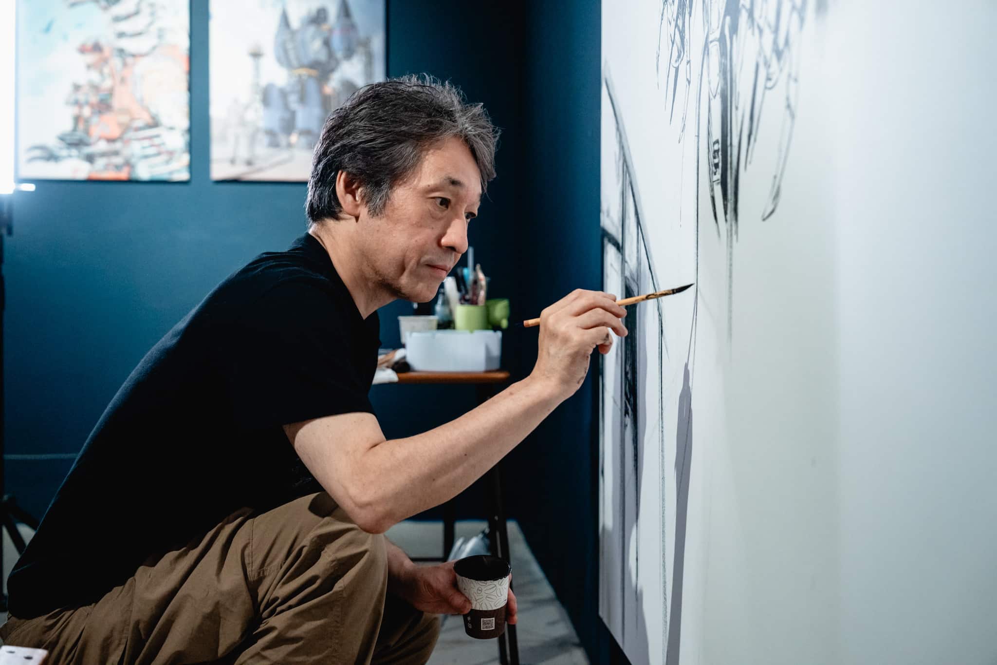 駁二「怪獸風景」展　《哥吉拉》怪獸設計師西川伸司現場創作中 thumbnail