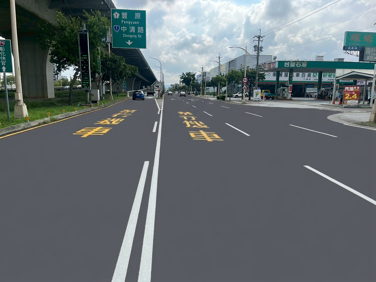 道路燙平不停歇！　中市斥資1,550萬元改善北屯、北區3大路廊 74線崇德匝道部分配合交管