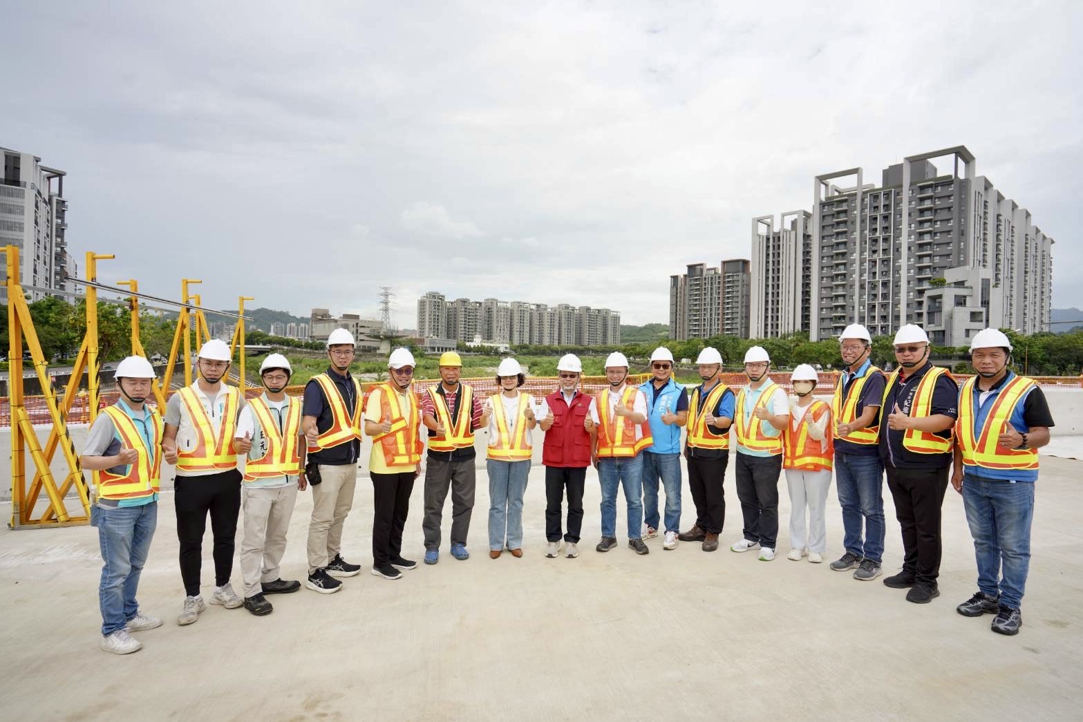 防颱不鬆懈！　建設局長視察「坪林新橋工程」　強化工地防災整備拚年底完工