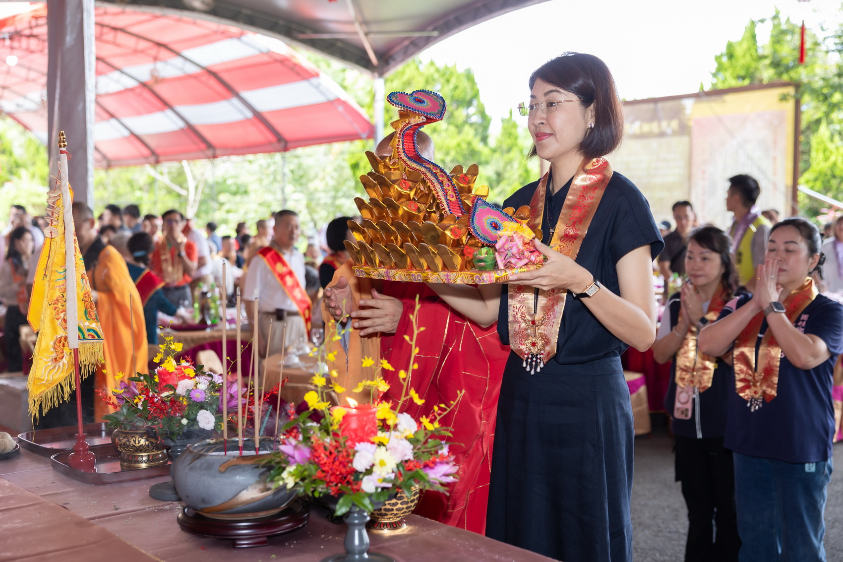 清德寺舉辦龍善宮護法大將軍聖誕法會 許縣長到場祝禱祈福 清德寺舉辦龍善宮護法大將軍聖誕法會 許縣長到場祝禱祈福