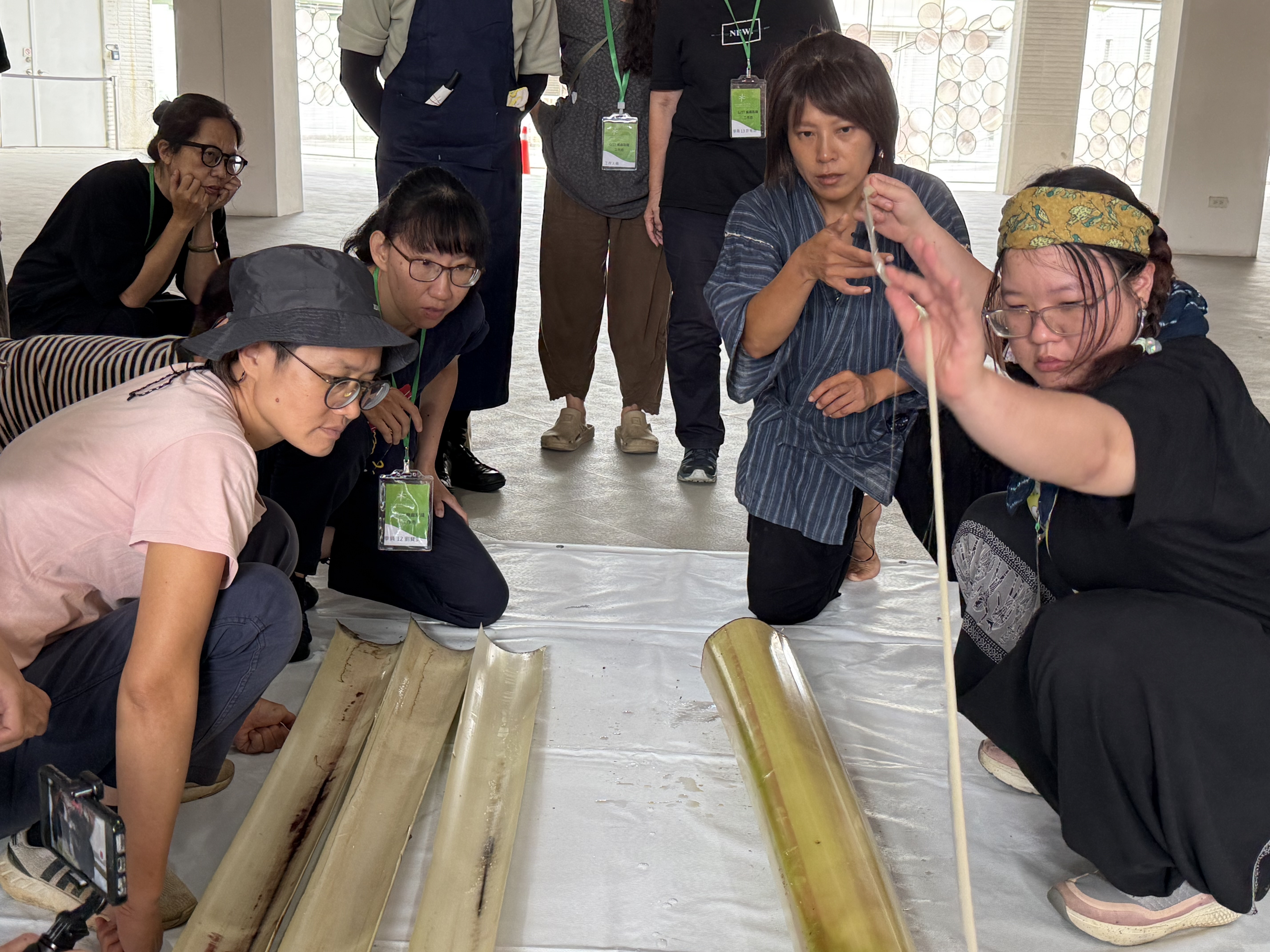 月桃、芭蕉取纖趣！　到中市纖博館體驗植物纖維魅力