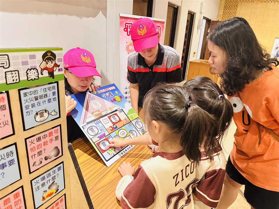 彰化縣消防局「消防小職人」暑期夏令營登場 親子闖關學習防火防災知識