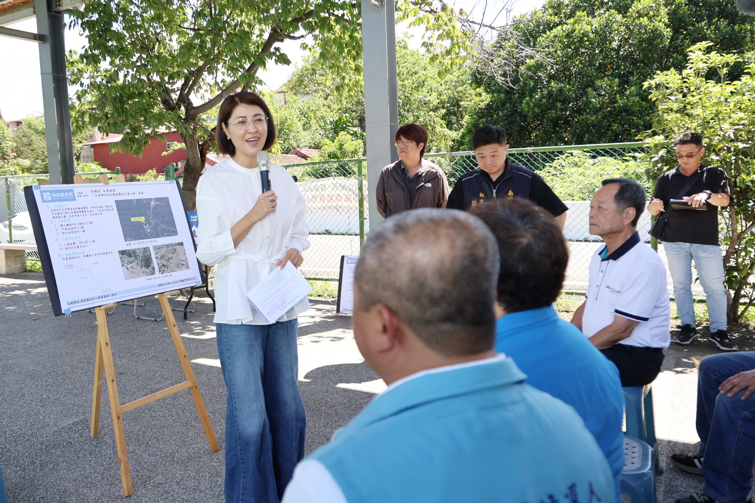 水里、鹿谷共10處農水路需改善　許縣長核定1,855萬餘元推進改善