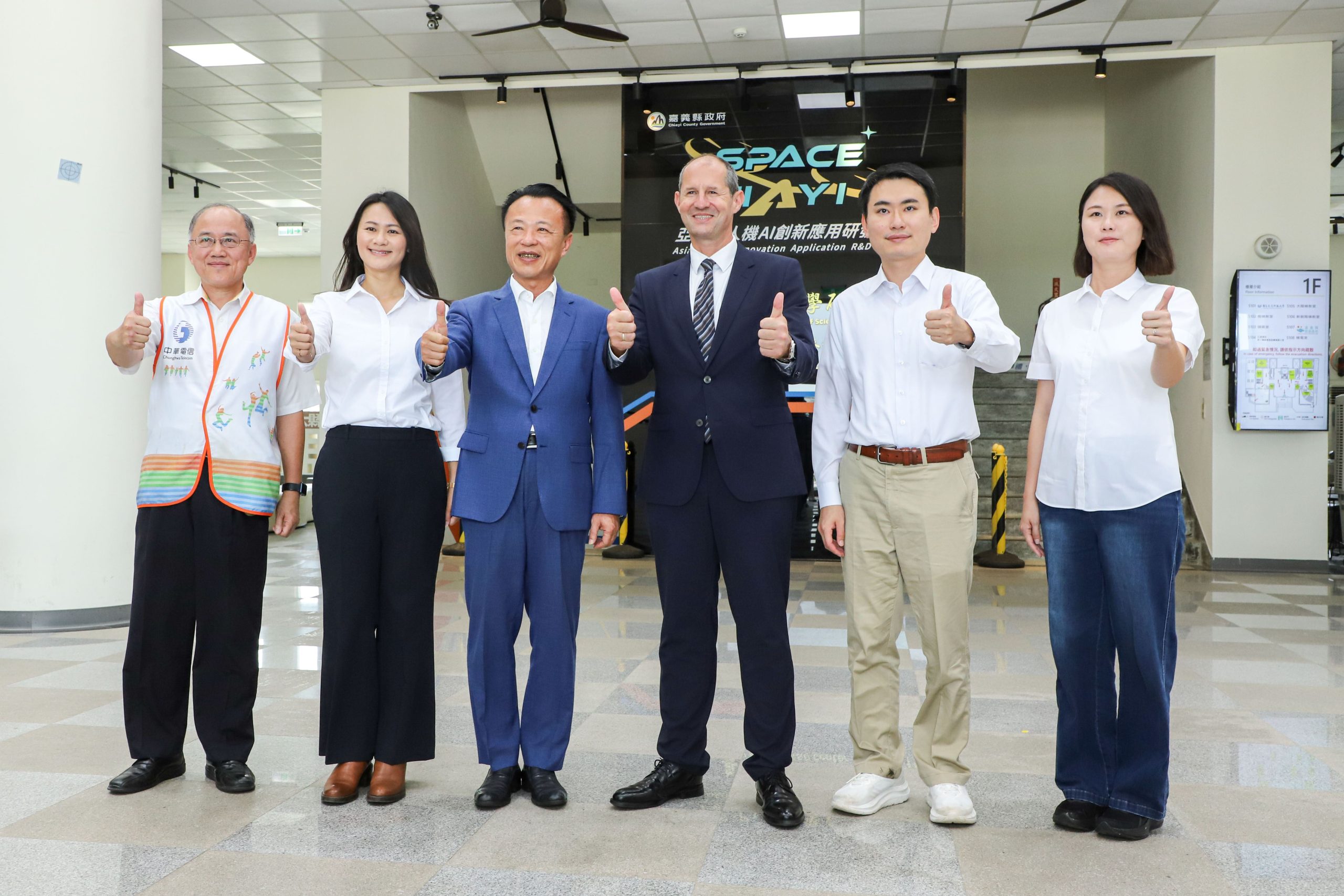 歐洲經貿辦事處處長谷力哲拜會嘉義　交流無人機產業與合作契機