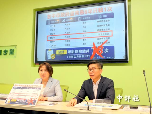 不甩凱道20萬人反毒油　綠委仍批盧秀燕卸責
