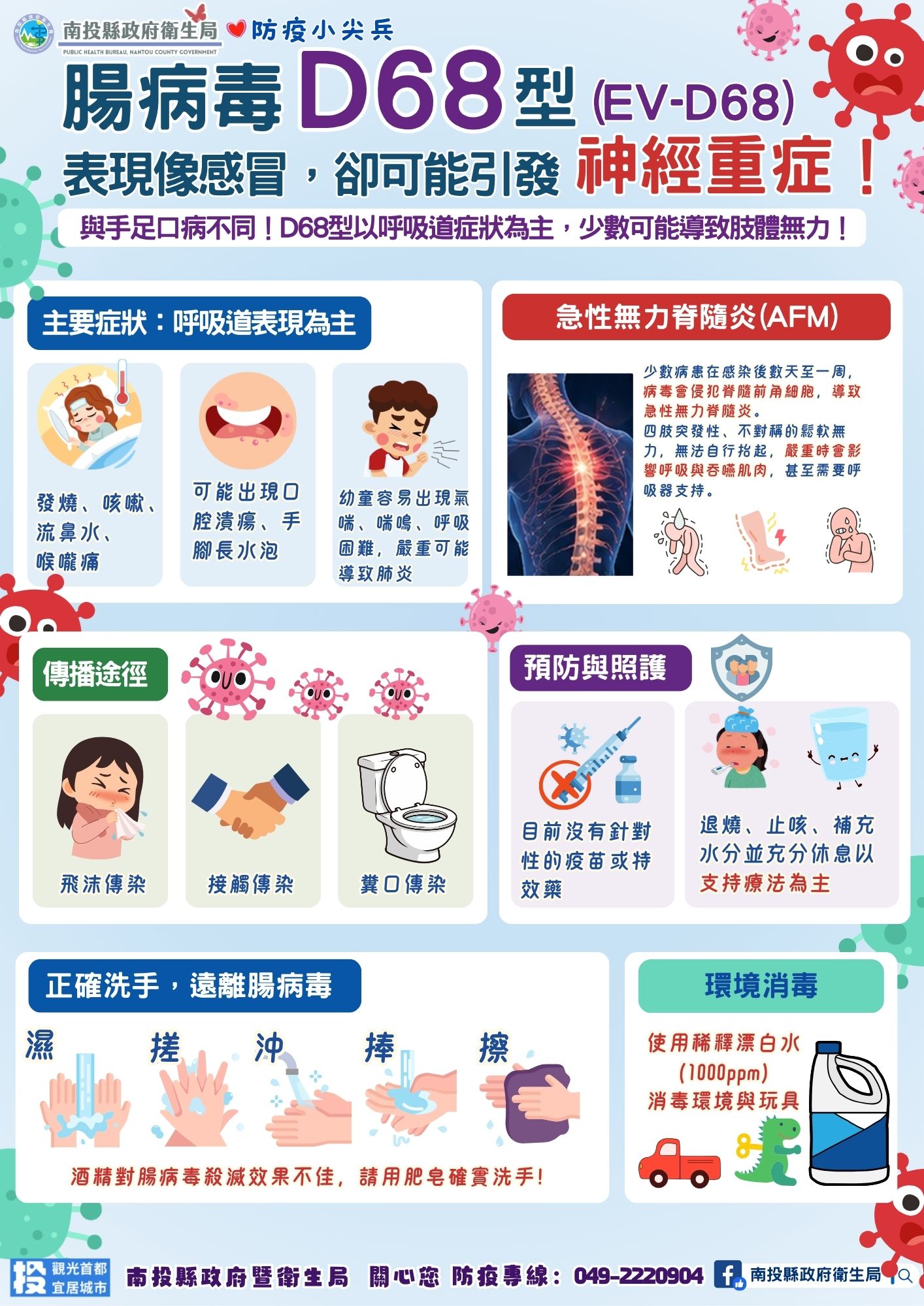 腸病毒疫情升溫 呼籲民眾落實勤洗手習慣 腸病毒疫情升溫 呼籲民眾落實勤洗手習慣